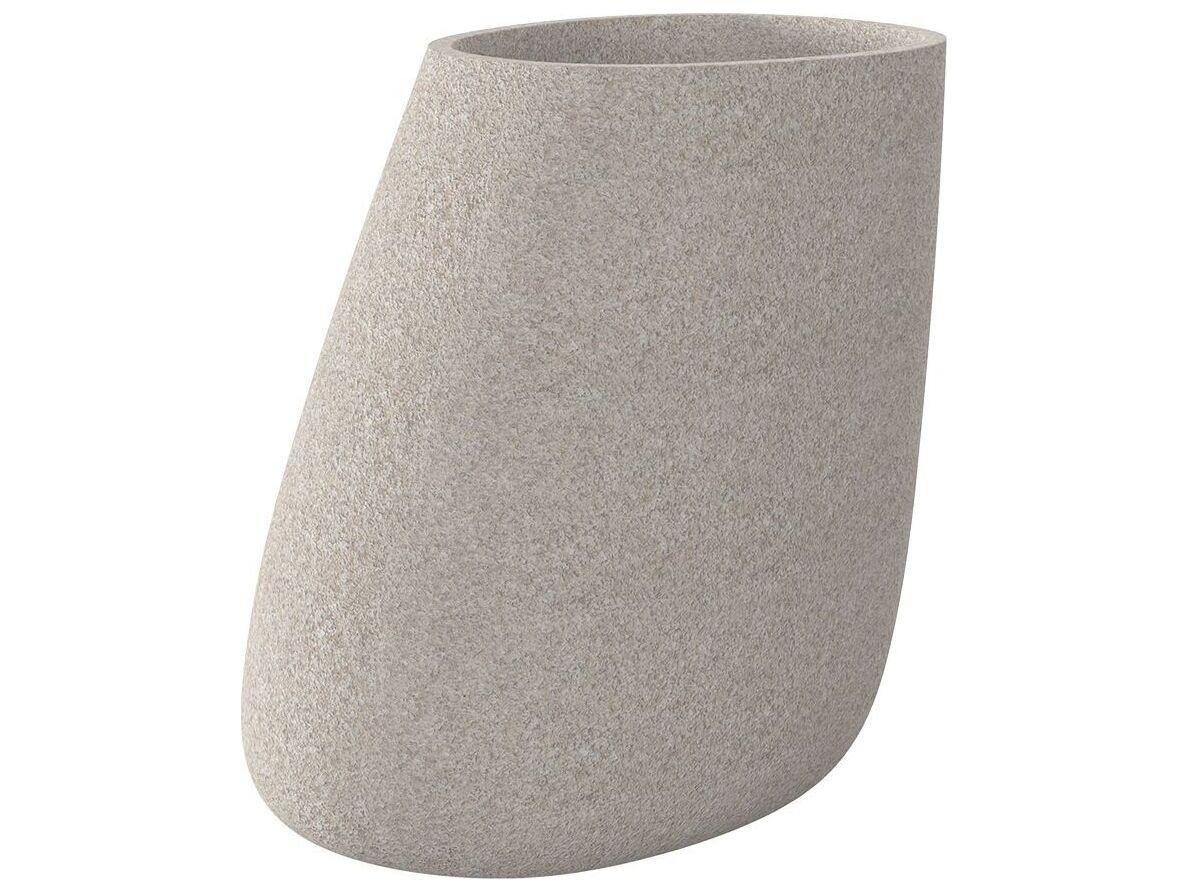 Vondom Outdoor Stone Granite Ecru Planter