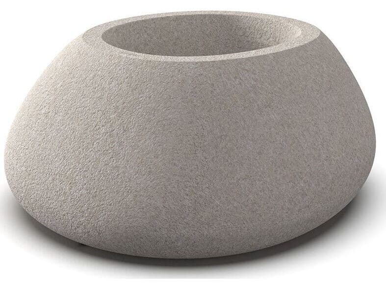 Vondom Outdoor Stone Granite Ecru Planter