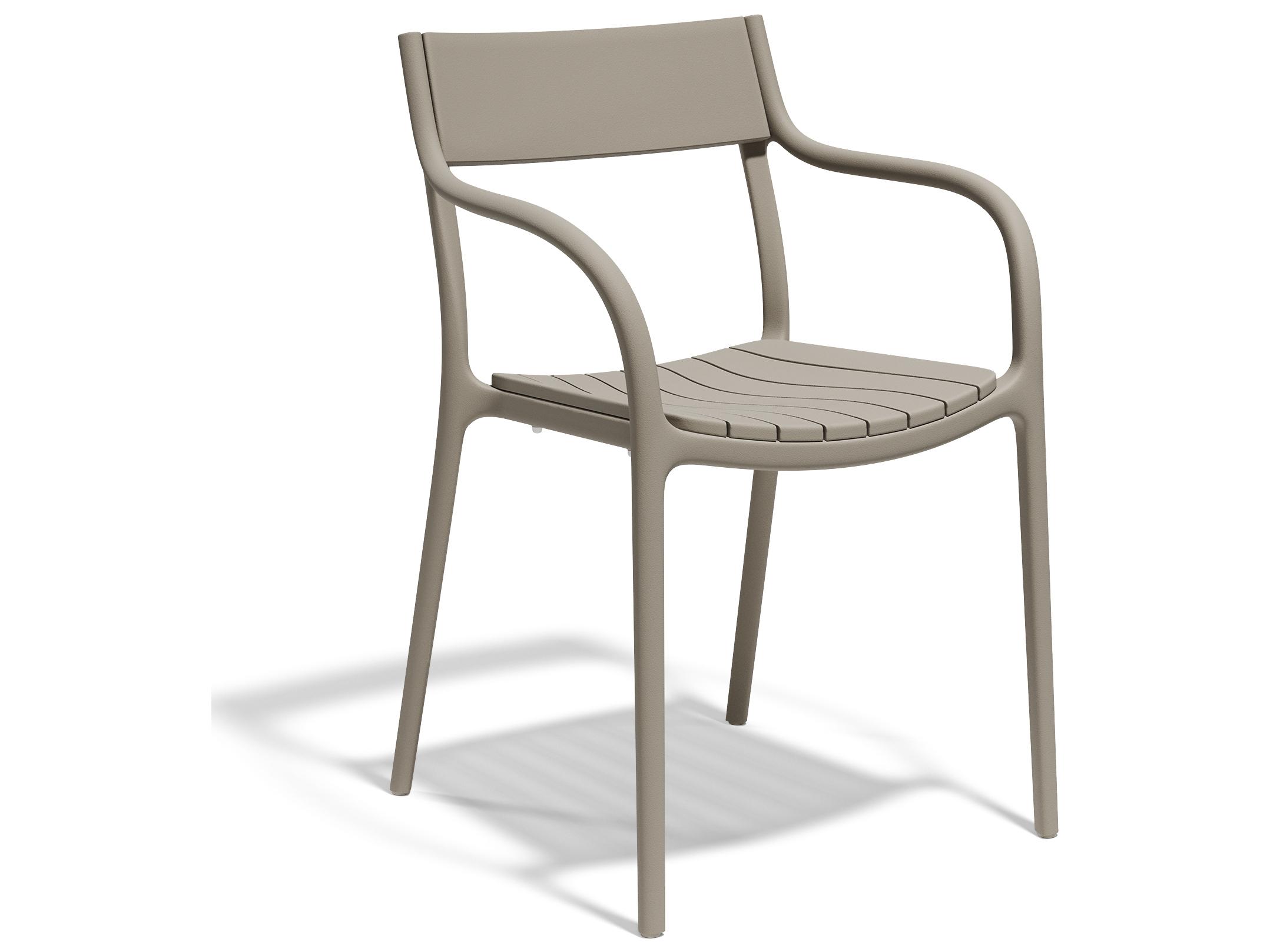Vondom Outdoor Madison Tortora Polypropylene Resin Dining Chair (Set of 4)