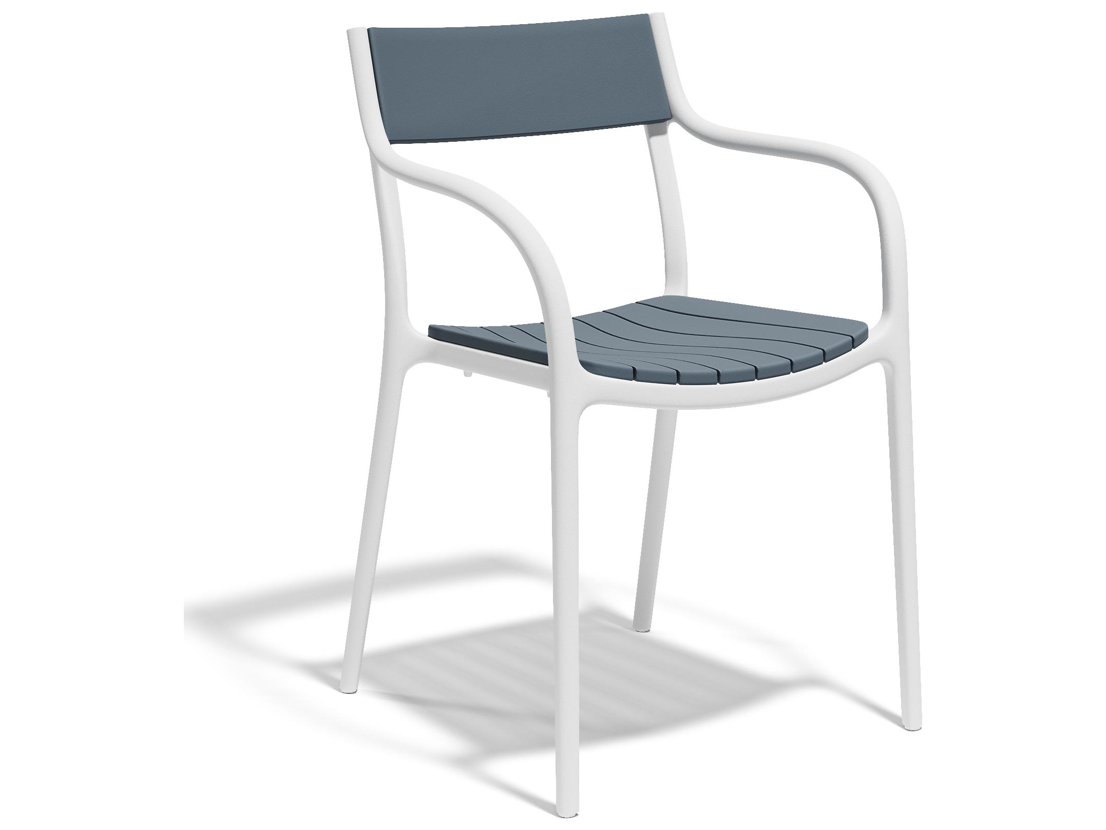 Vondom Outdoor Madison White Polypropylene Resin Dining Chair (Set of 4)