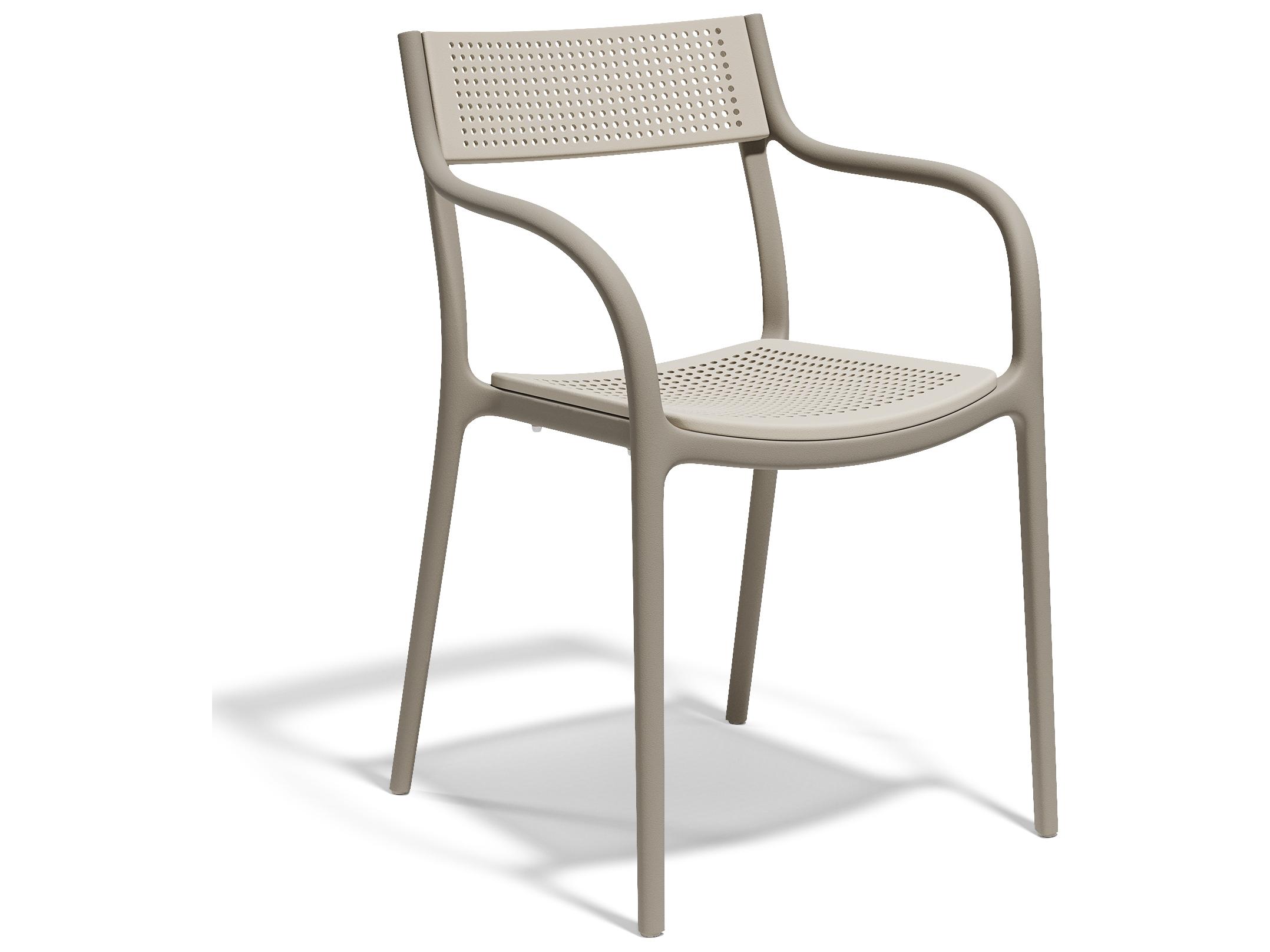 Vondom Outdoor Madison Tortora Polypropylene Resin Dining Chair (Set of 4)