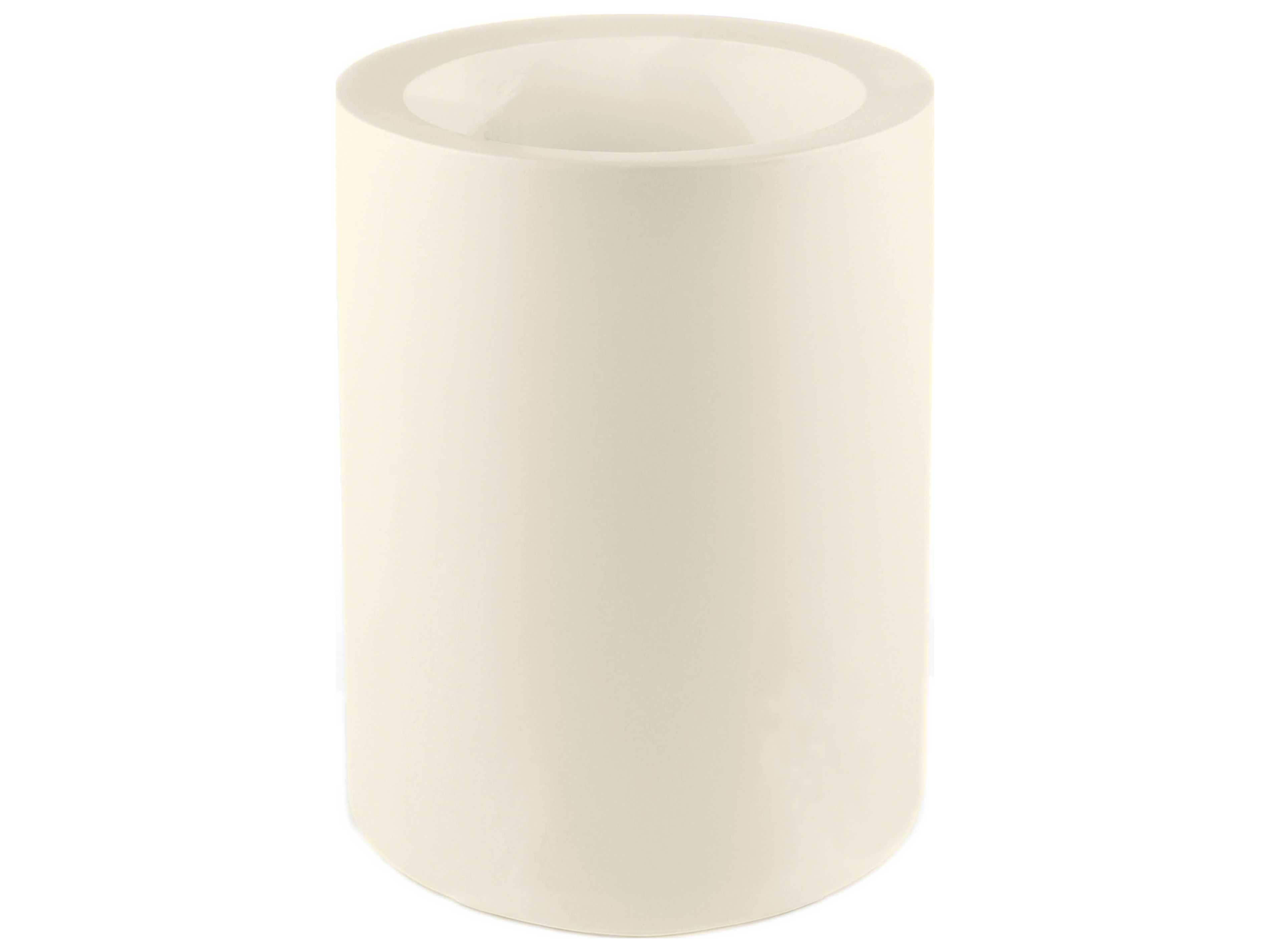 Vondom Studio Ecru Cylinder Plant Stands