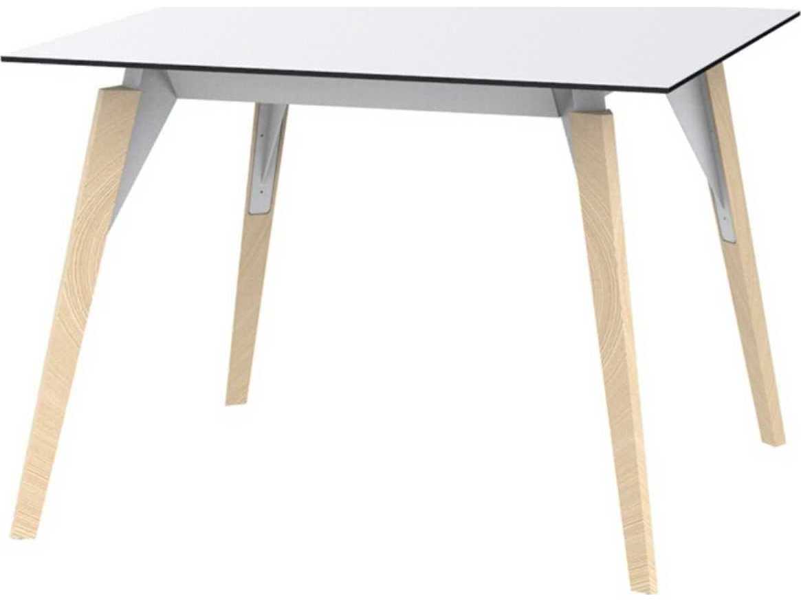 Vondom Faz Wood Rectangular Plastic Dining Table