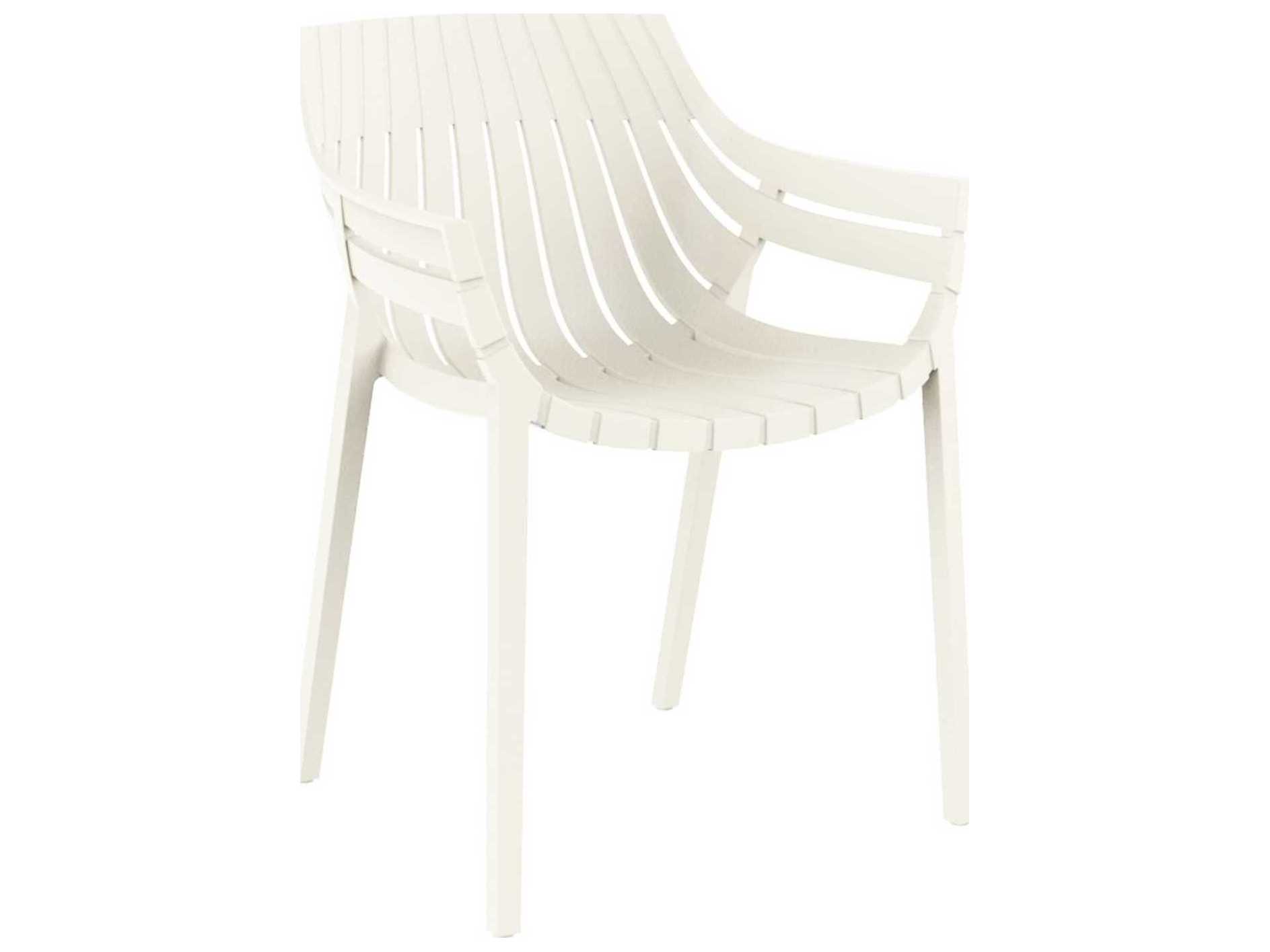 Vondom Spritz White Arm Dining Chair Set of 4