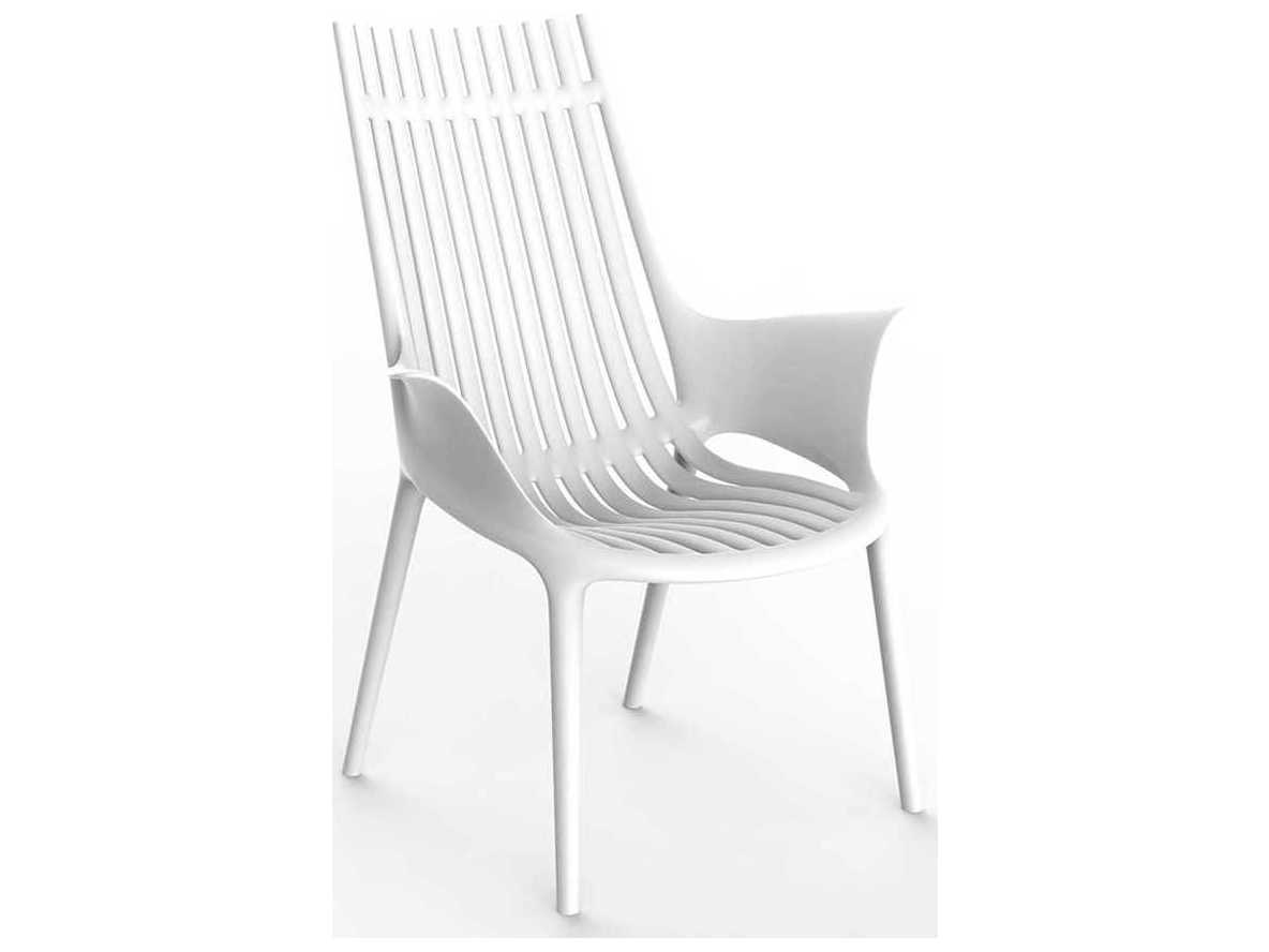 Vondom Ibiza Lounge Chair Set of 4 Basic/Injection White