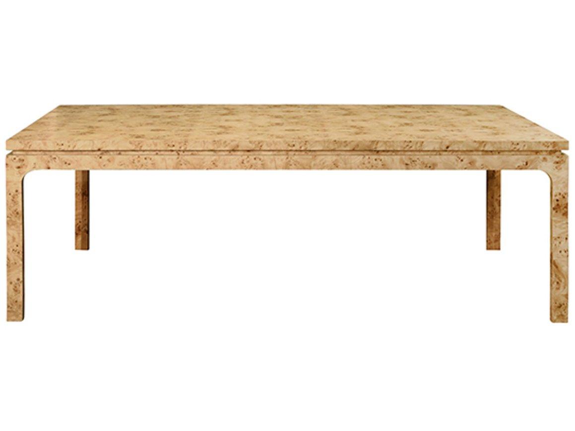 Worlds Away Rectangular Wood Dining Table