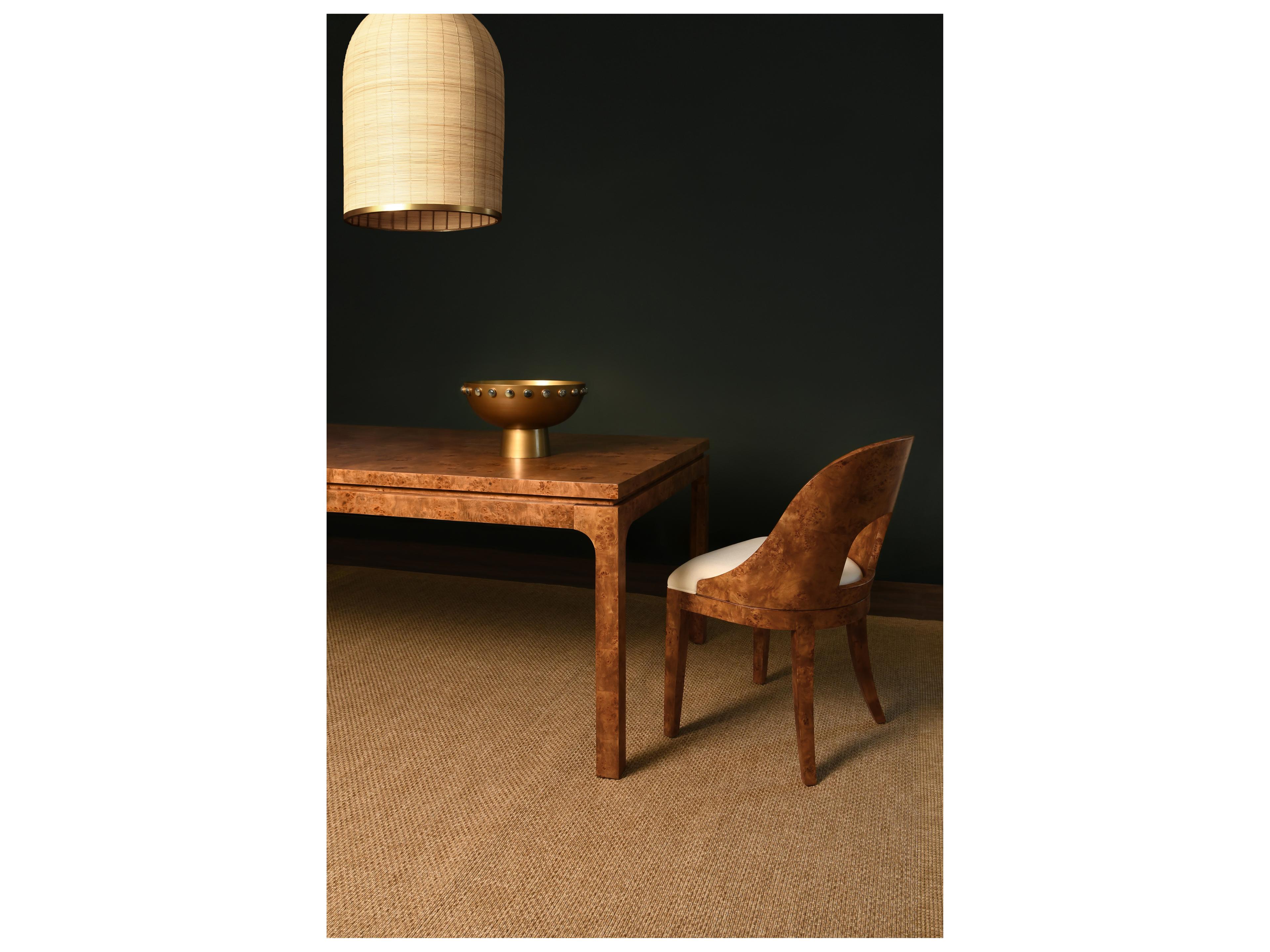 Worlds Away Rectangular Wood Dining Table