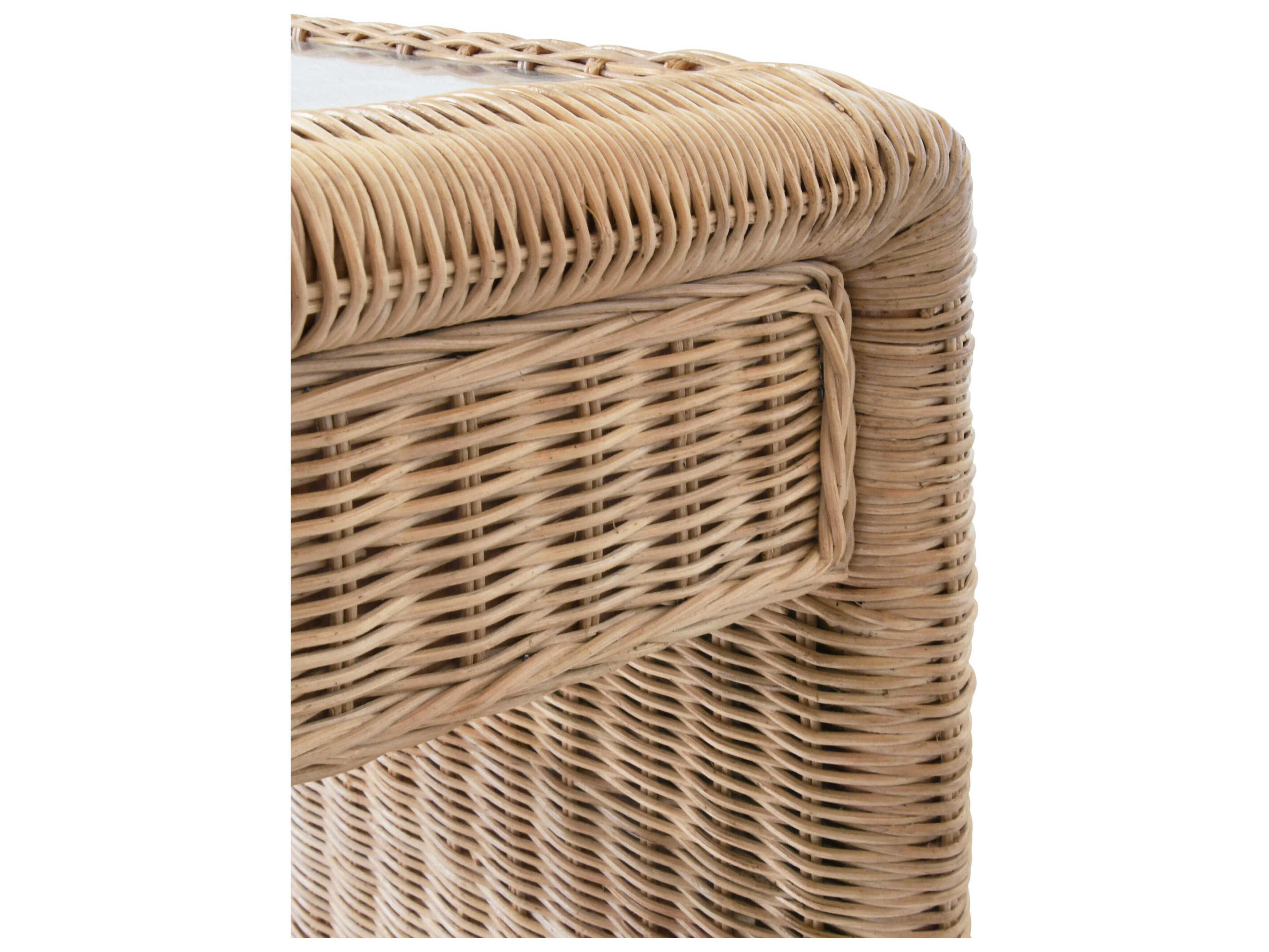 Worlds Away Natural Secretary Desk