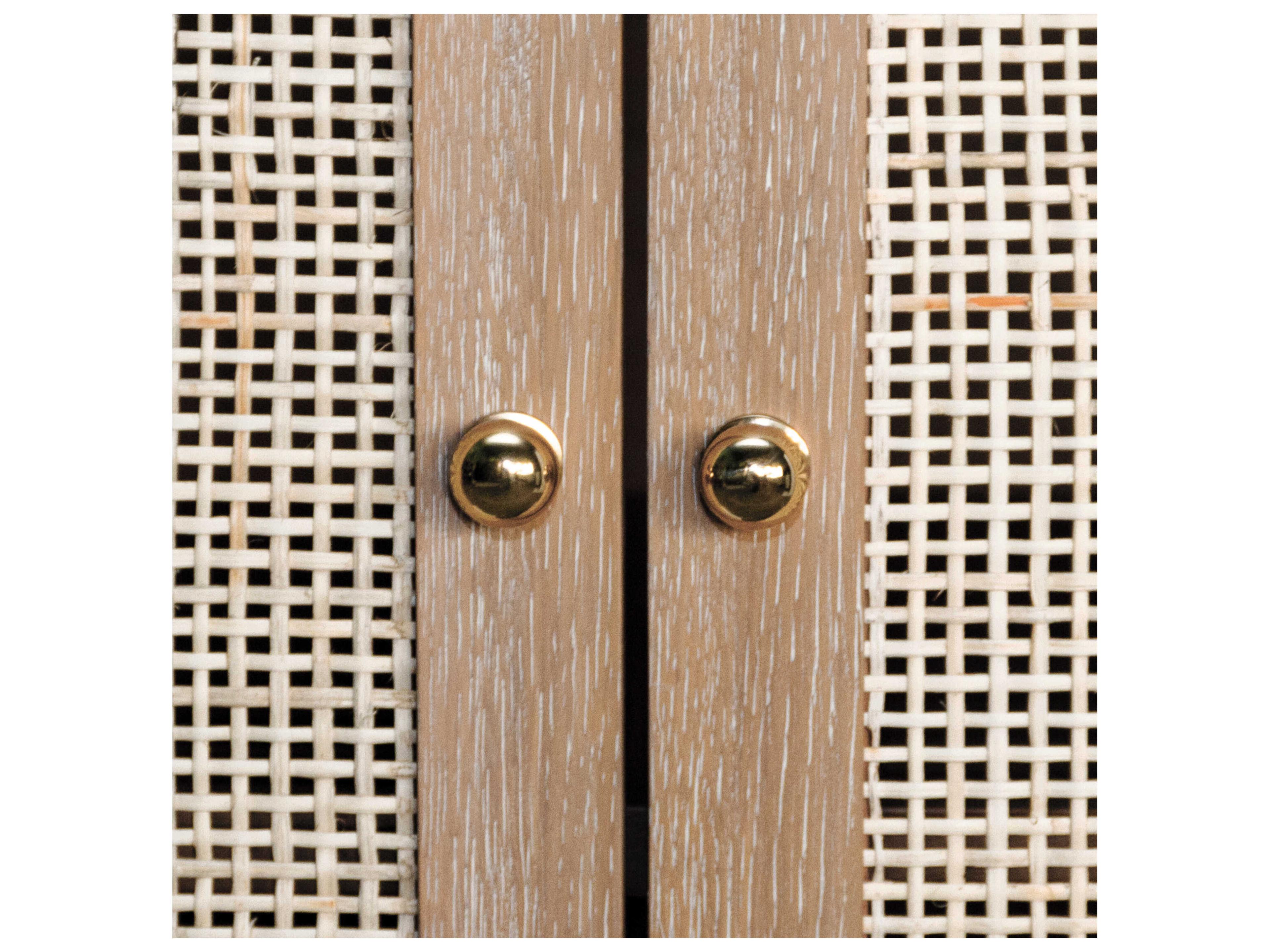 Worlds Away Cerused Oak Brown Wood Accent Chest