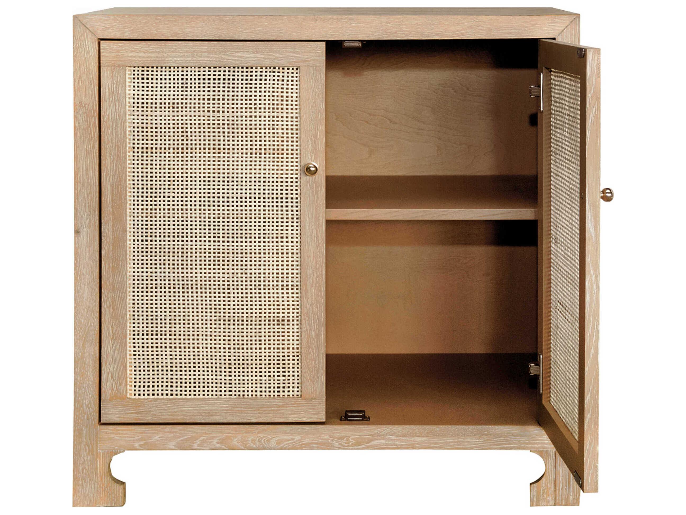 Worlds Away Cerused Oak Brown Wood Accent Chest