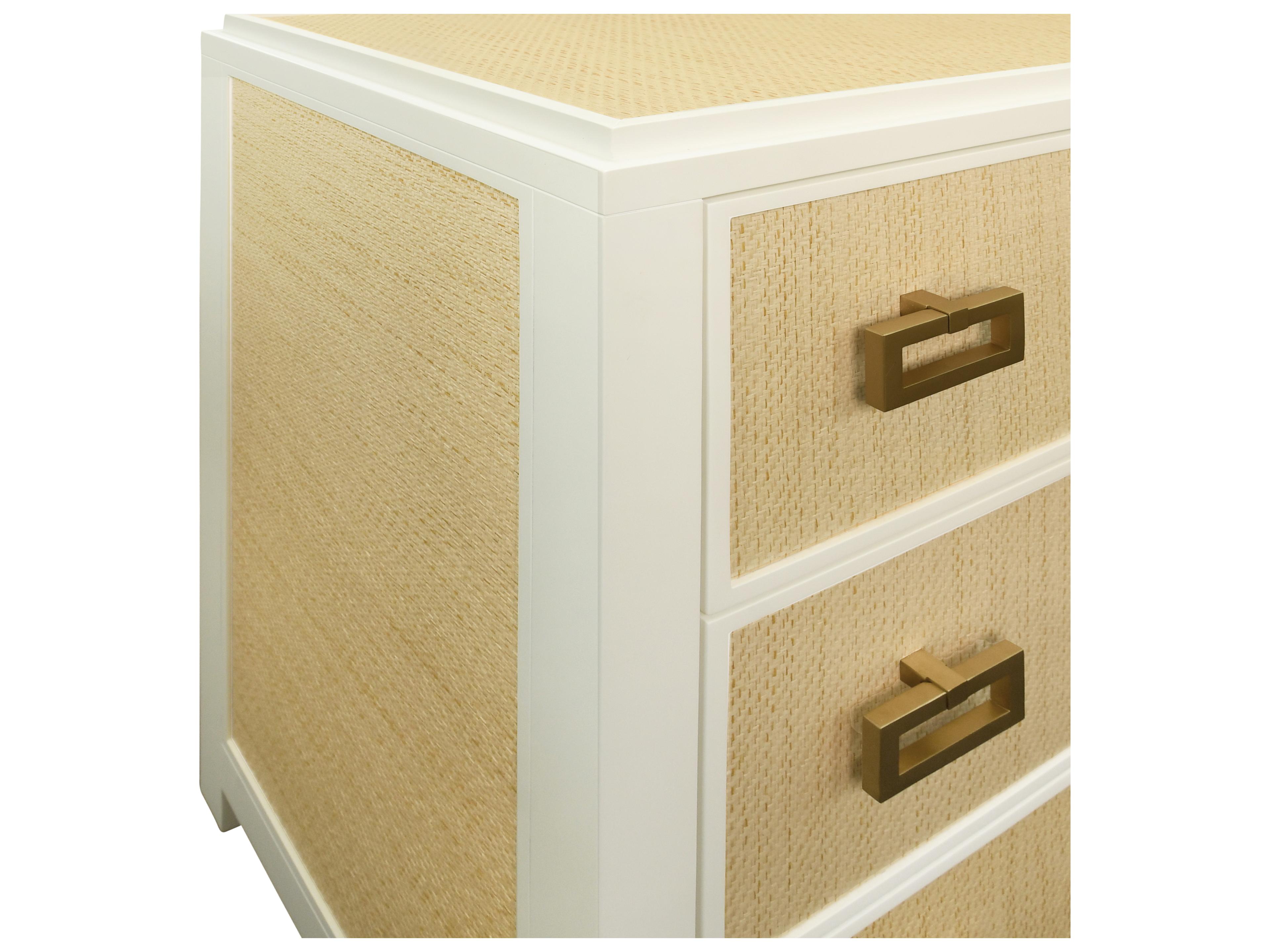 Worlds Away 6-Drawers Beige Double Dresser