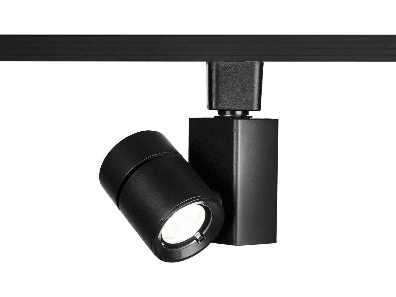 WAC Lighting Exterminator-II 1-Light Black Cylinder Track Head