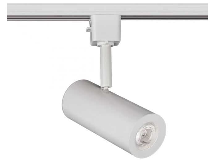 WAC Lighting Silo 1-Light White Cylinder Track Head