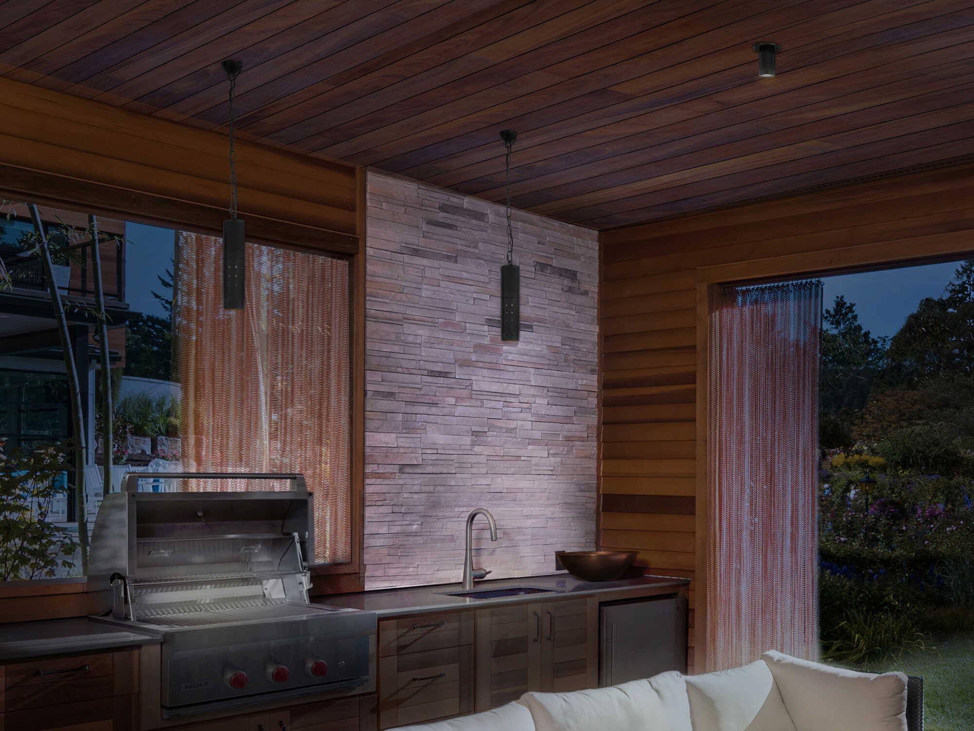 WAC Lighting Estrella 1-Light Outdoor Ceiling Light