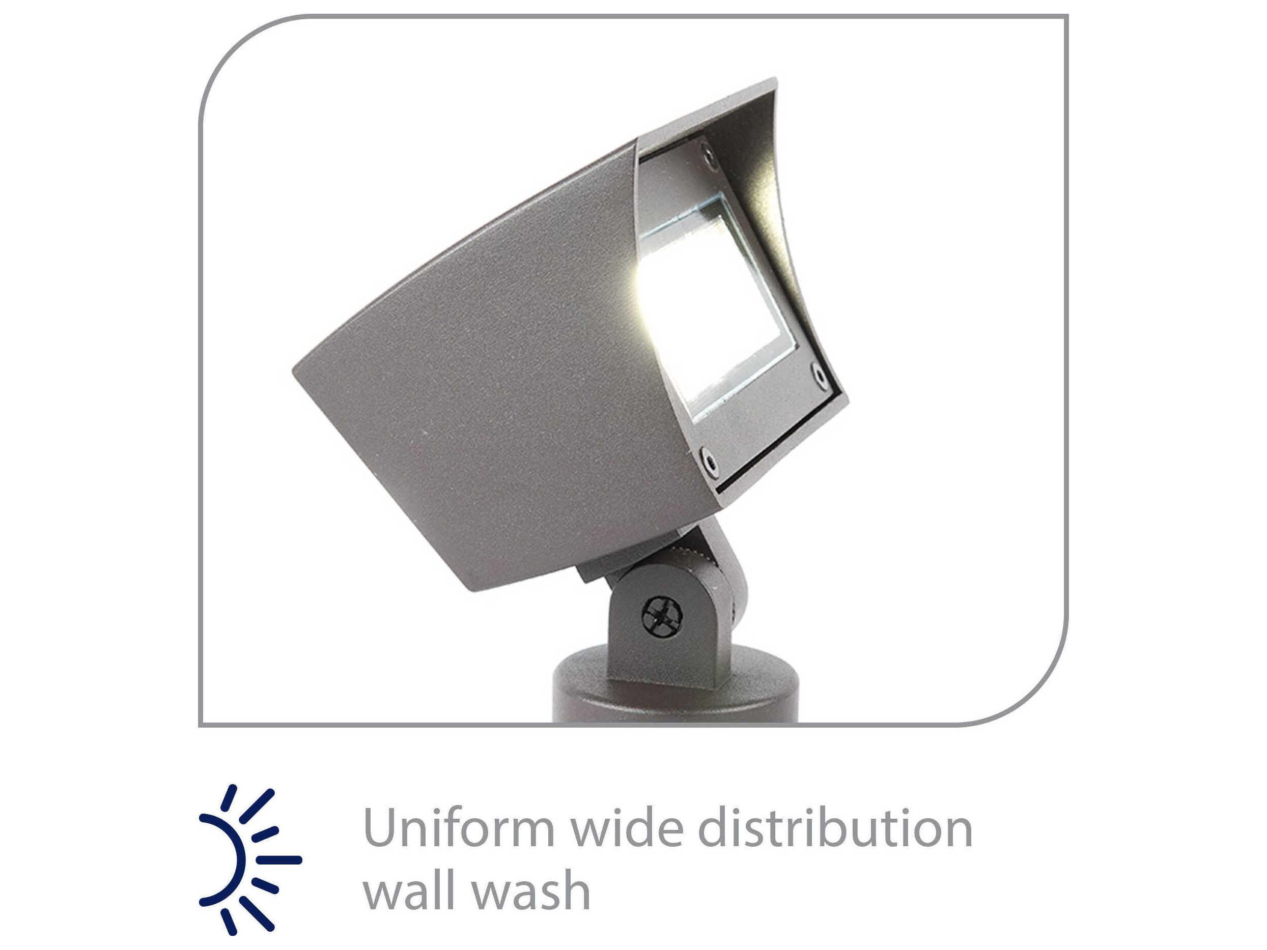 WAC Lighting Wall Wash 1-Light Outdoor Spot Light