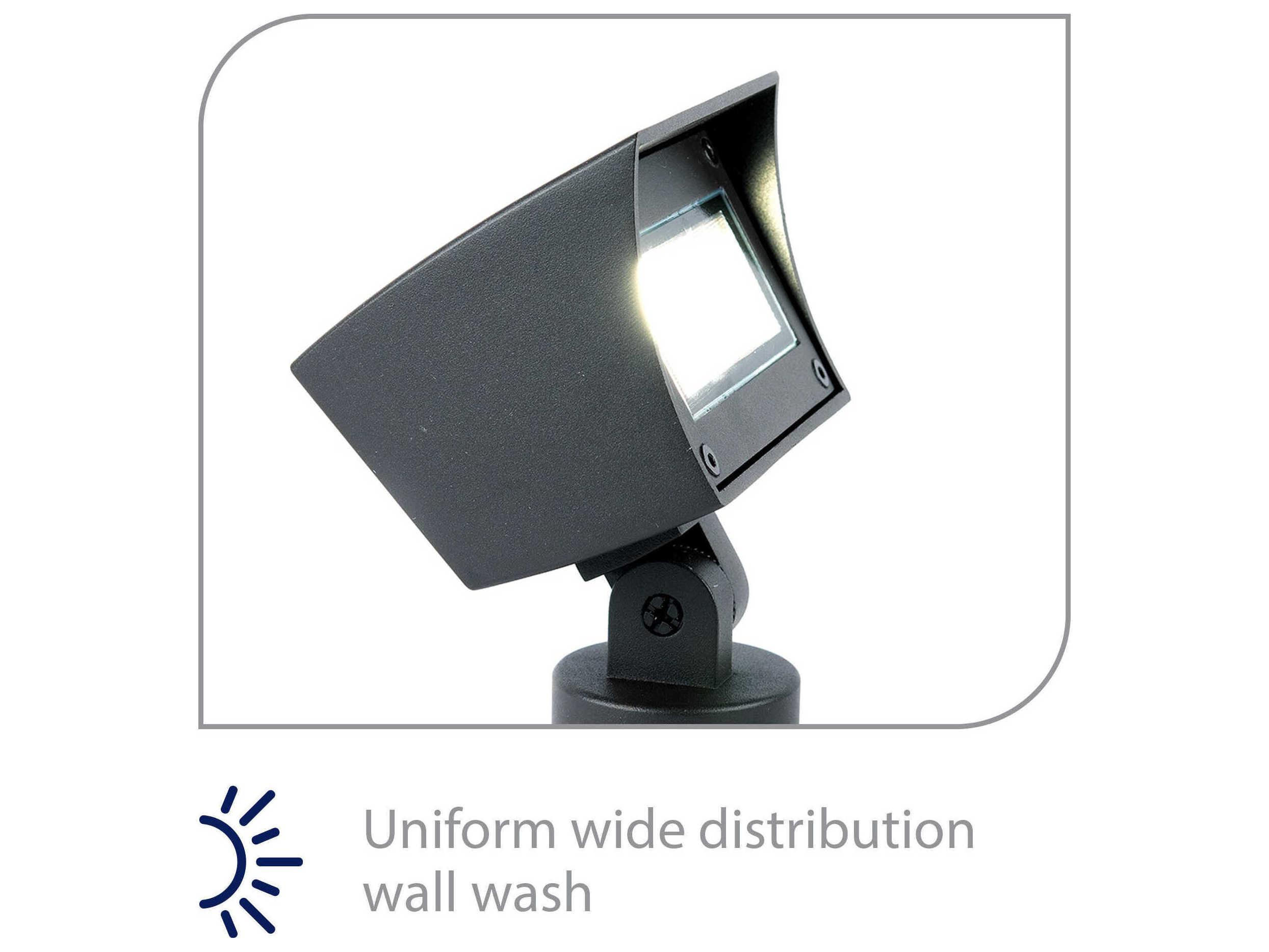 WAC Lighting Wall Wash 1-Light Outdoor Spot Light