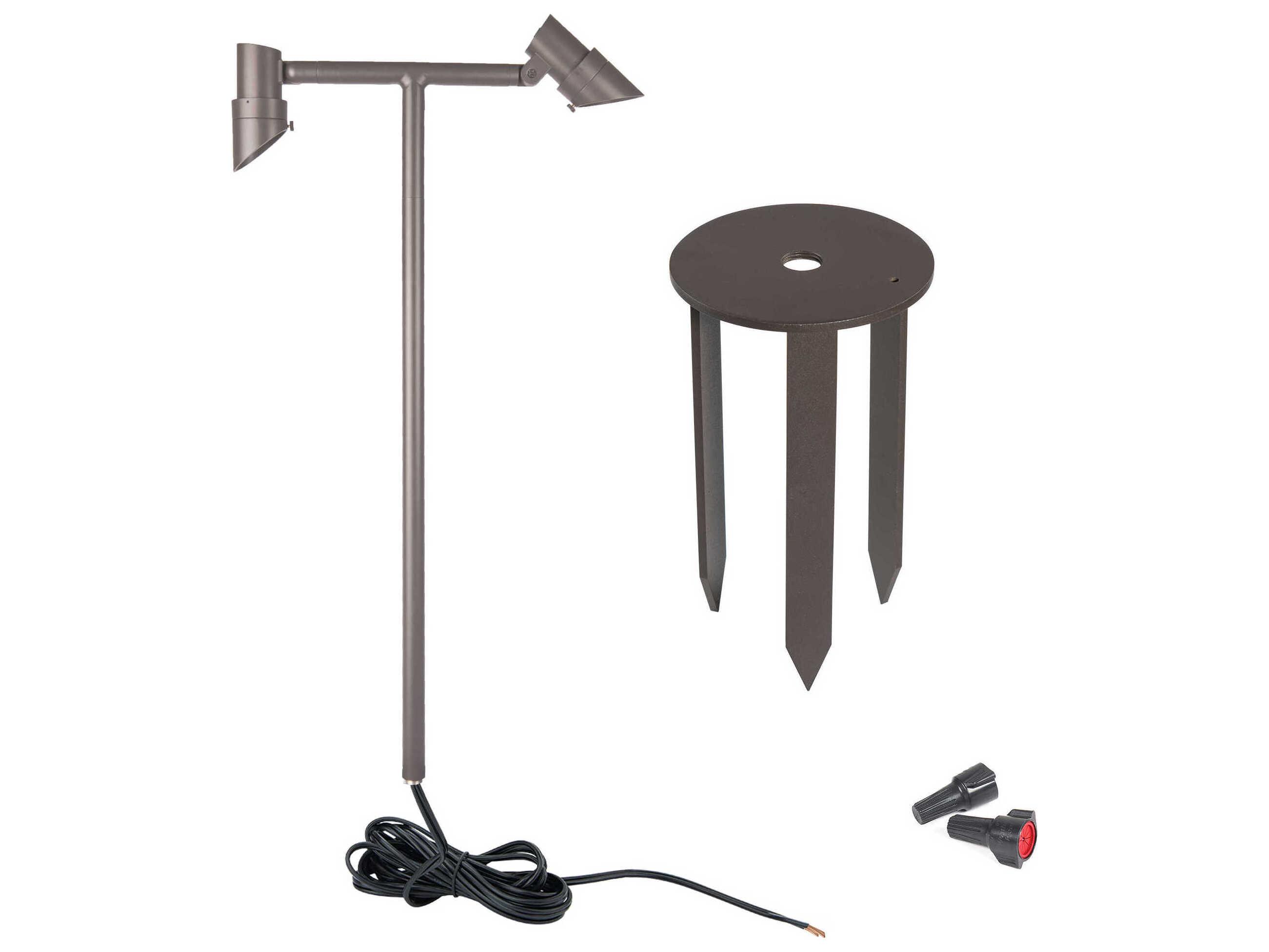 WAC Lighting Accent Stem 2-Light Outdoor Path Light