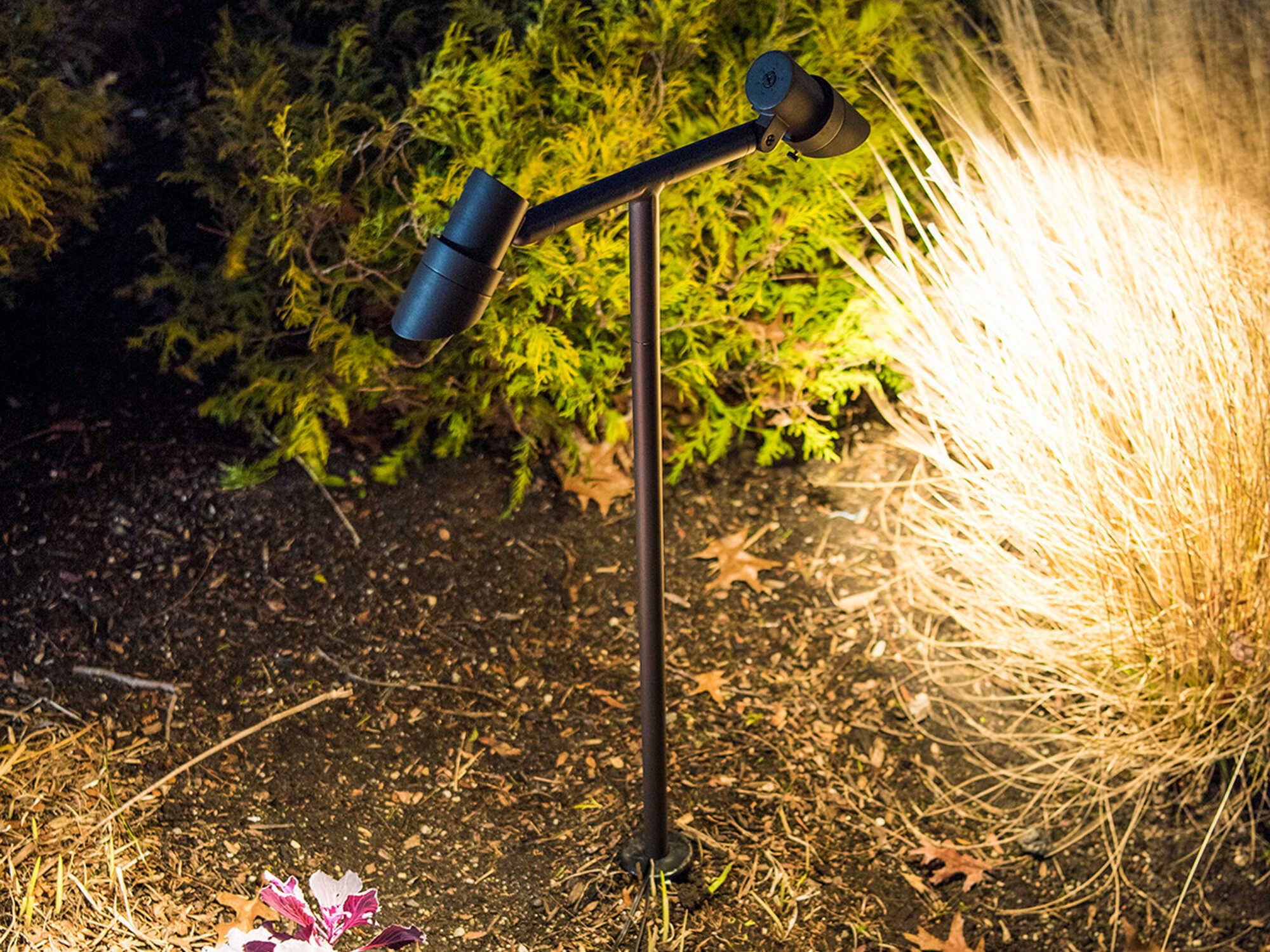 WAC Lighting Accent Stem 2-Light Outdoor Path Light