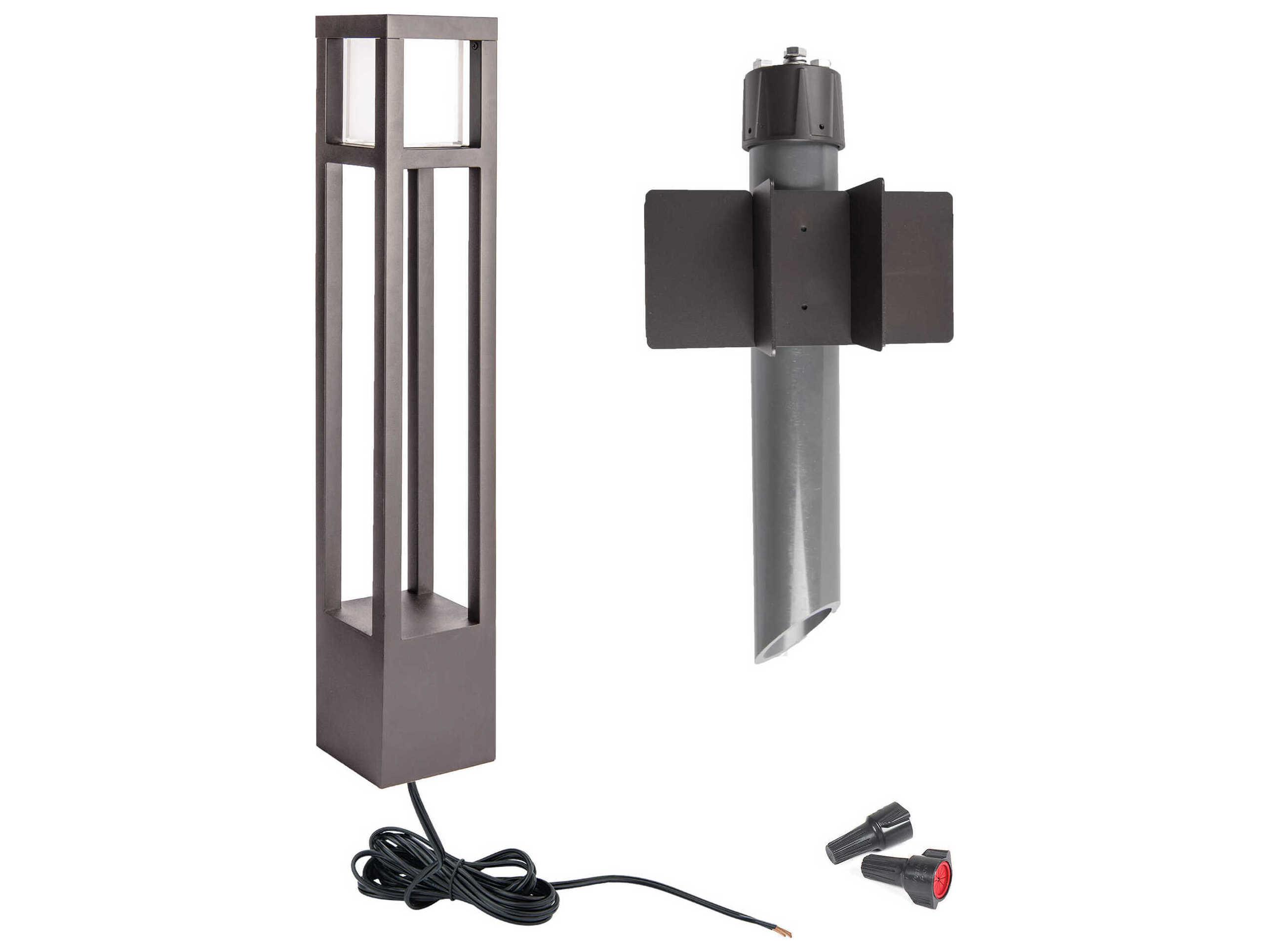 WAC Lighting Tower 1-Light Outdoor Bollard Light
