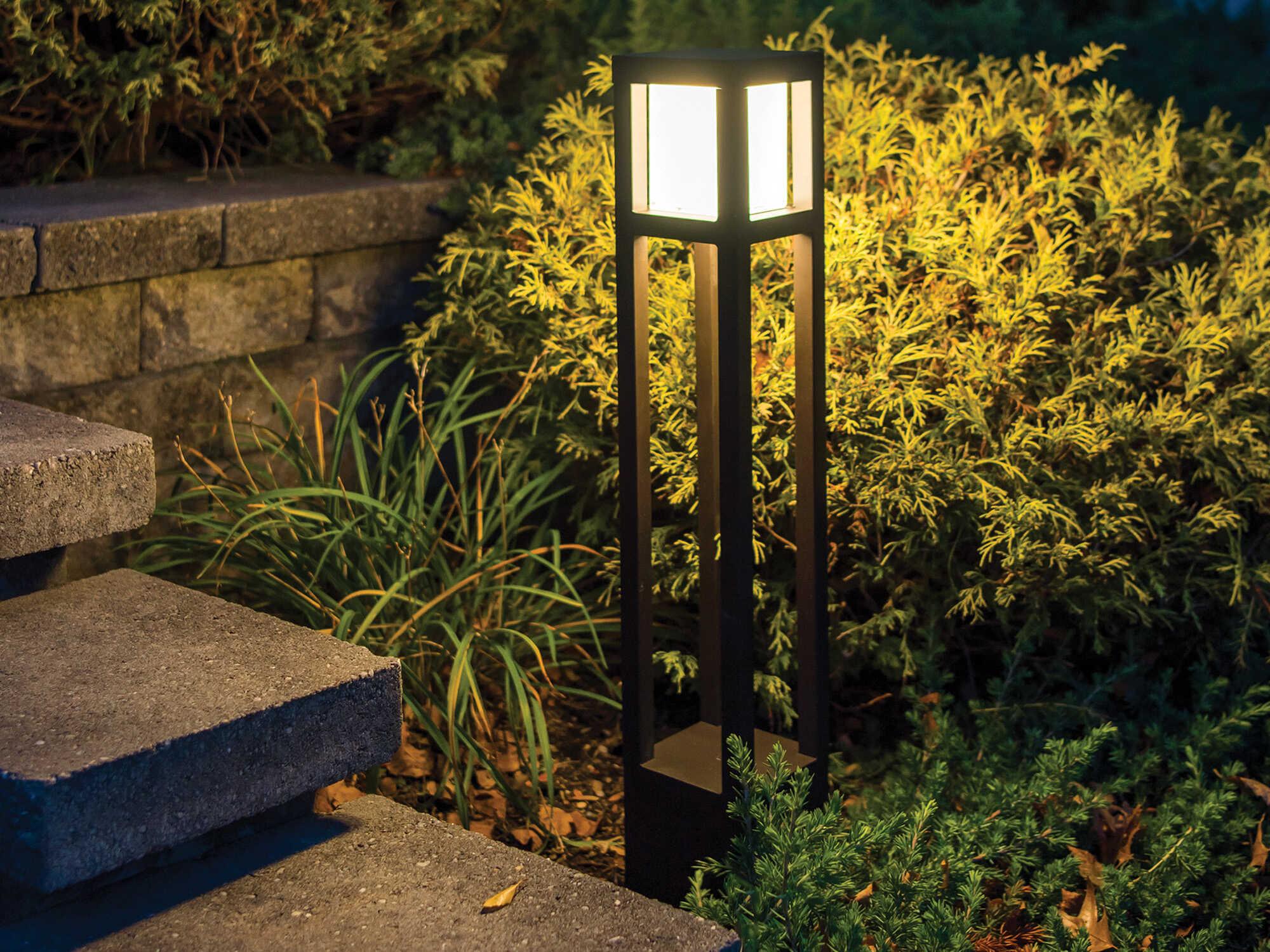 WAC Lighting Tower 1-Light Outdoor Bollard Light