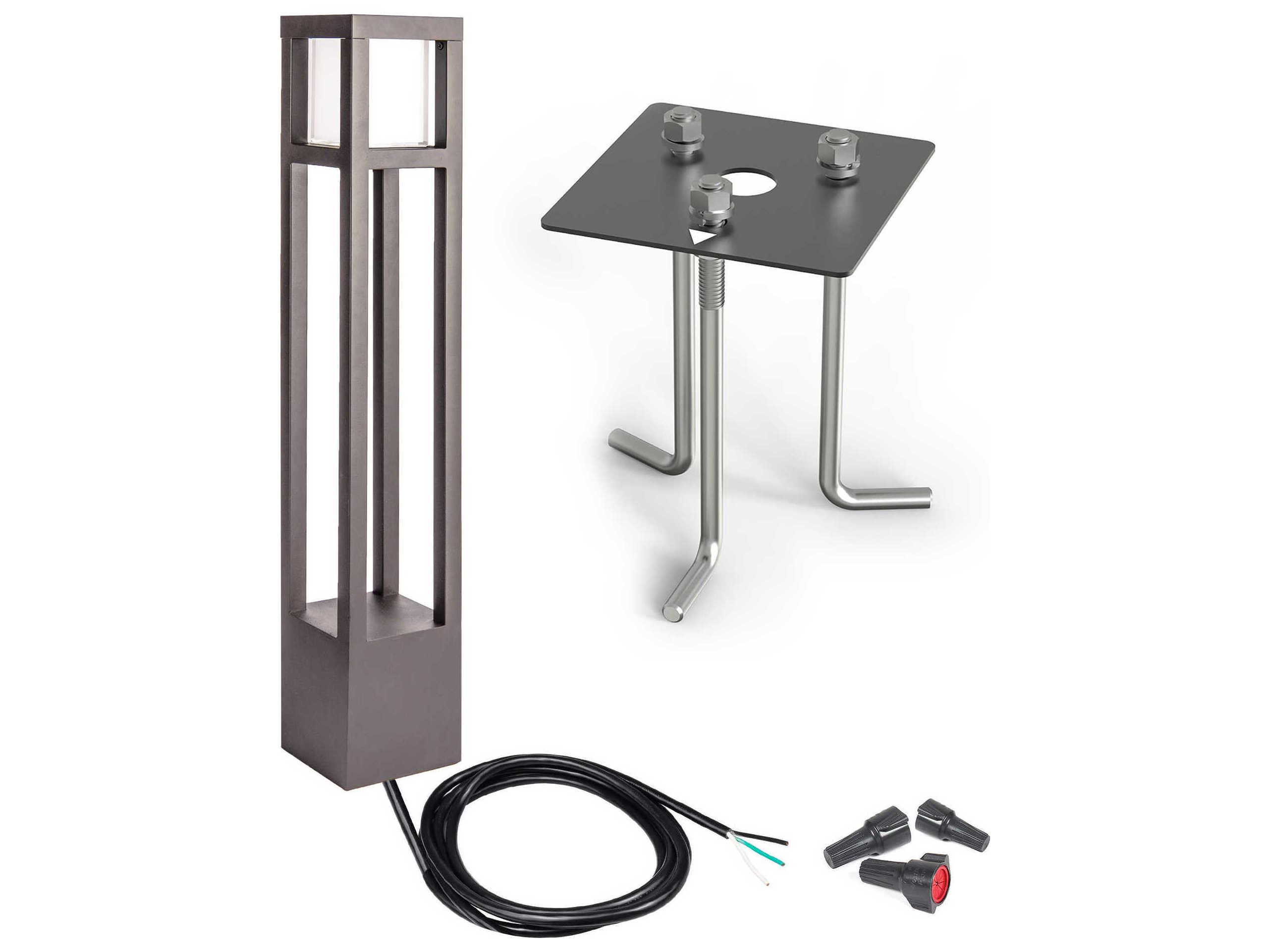 WAC Lighting Tower 1-Light Outdoor Bollard Light