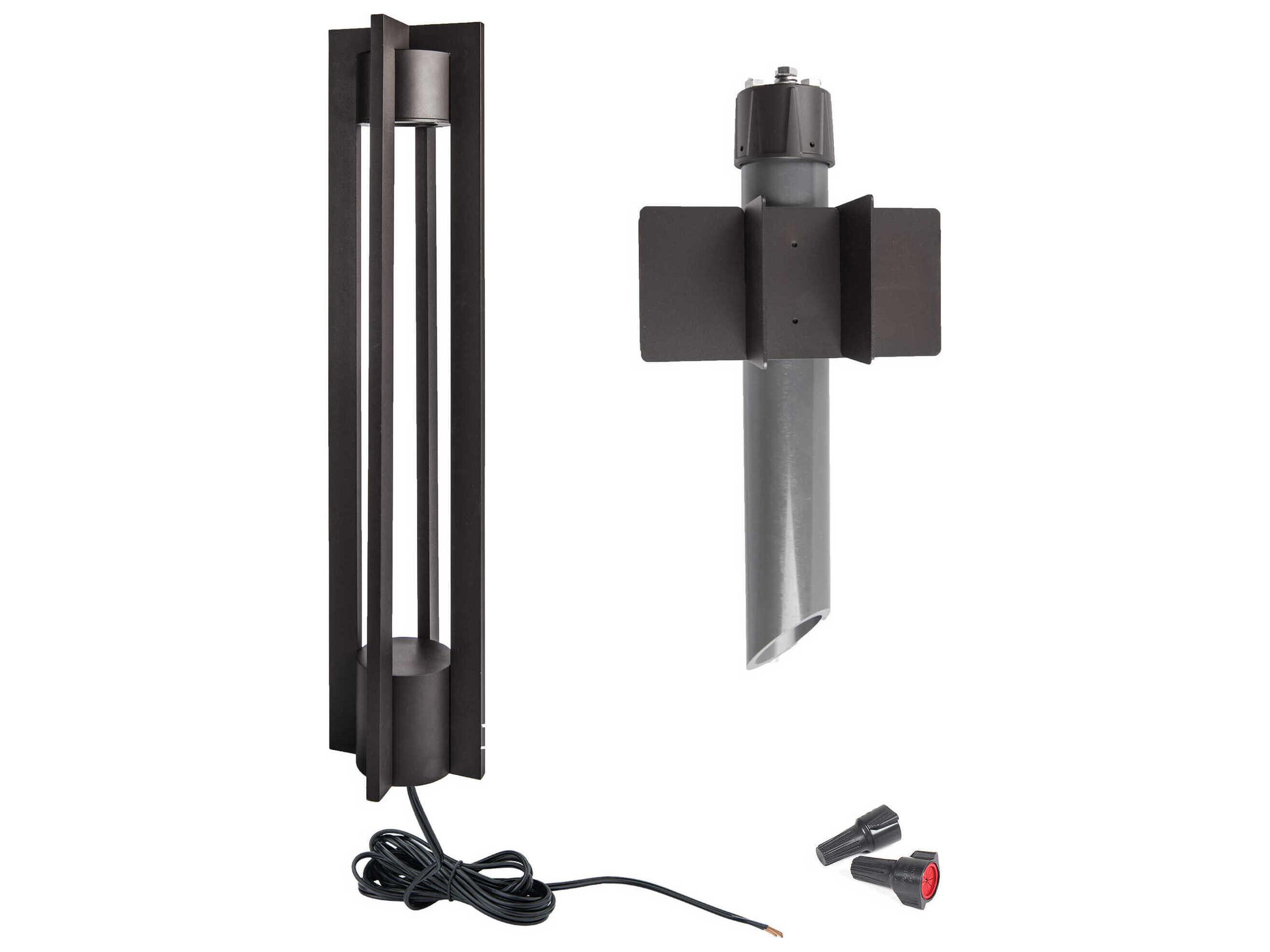 WAC Lighting Chamber 1-Light Outdoor Bollard Light