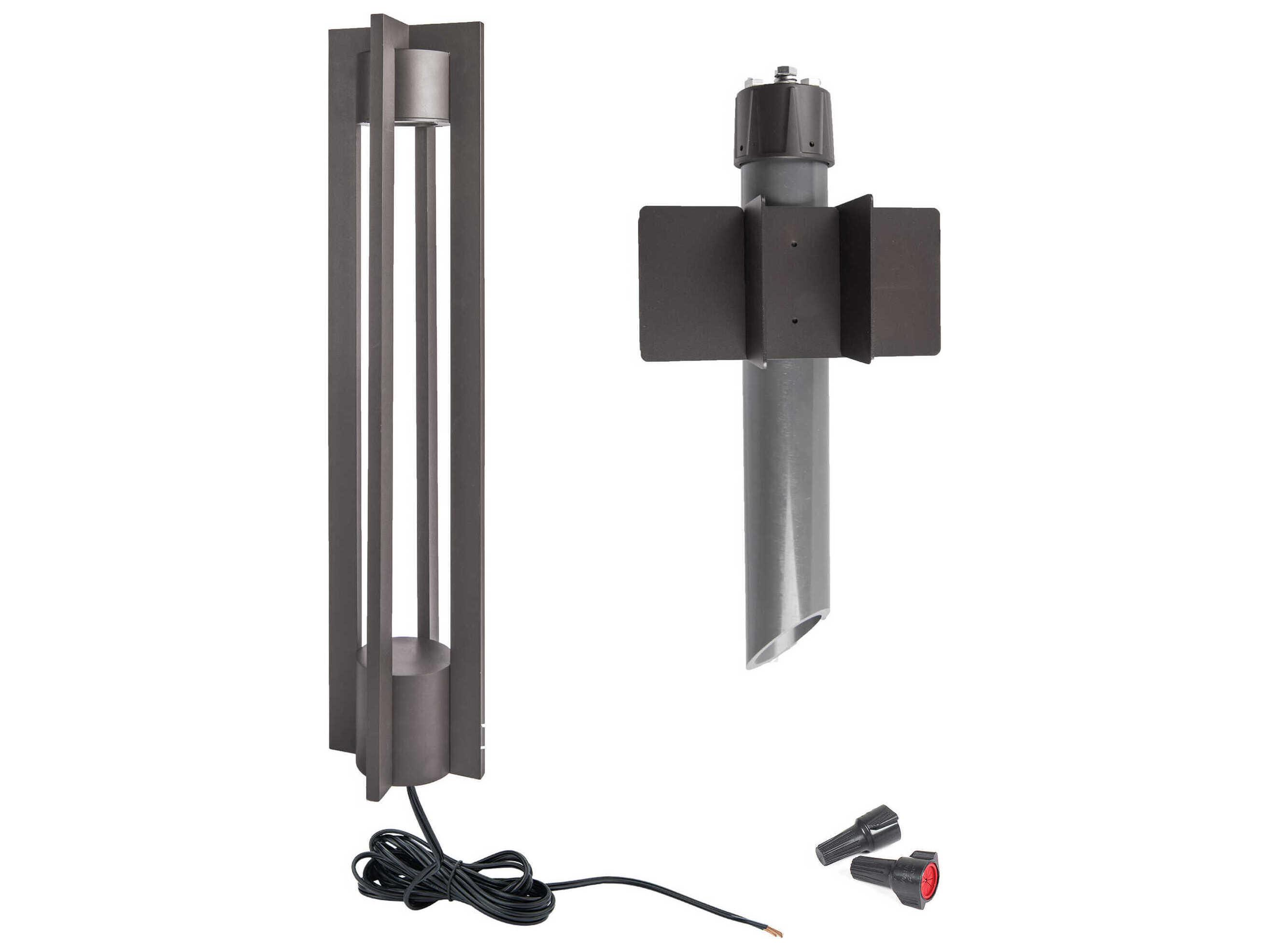 WAC Lighting Chamber 1-Light Outdoor Bollard Light