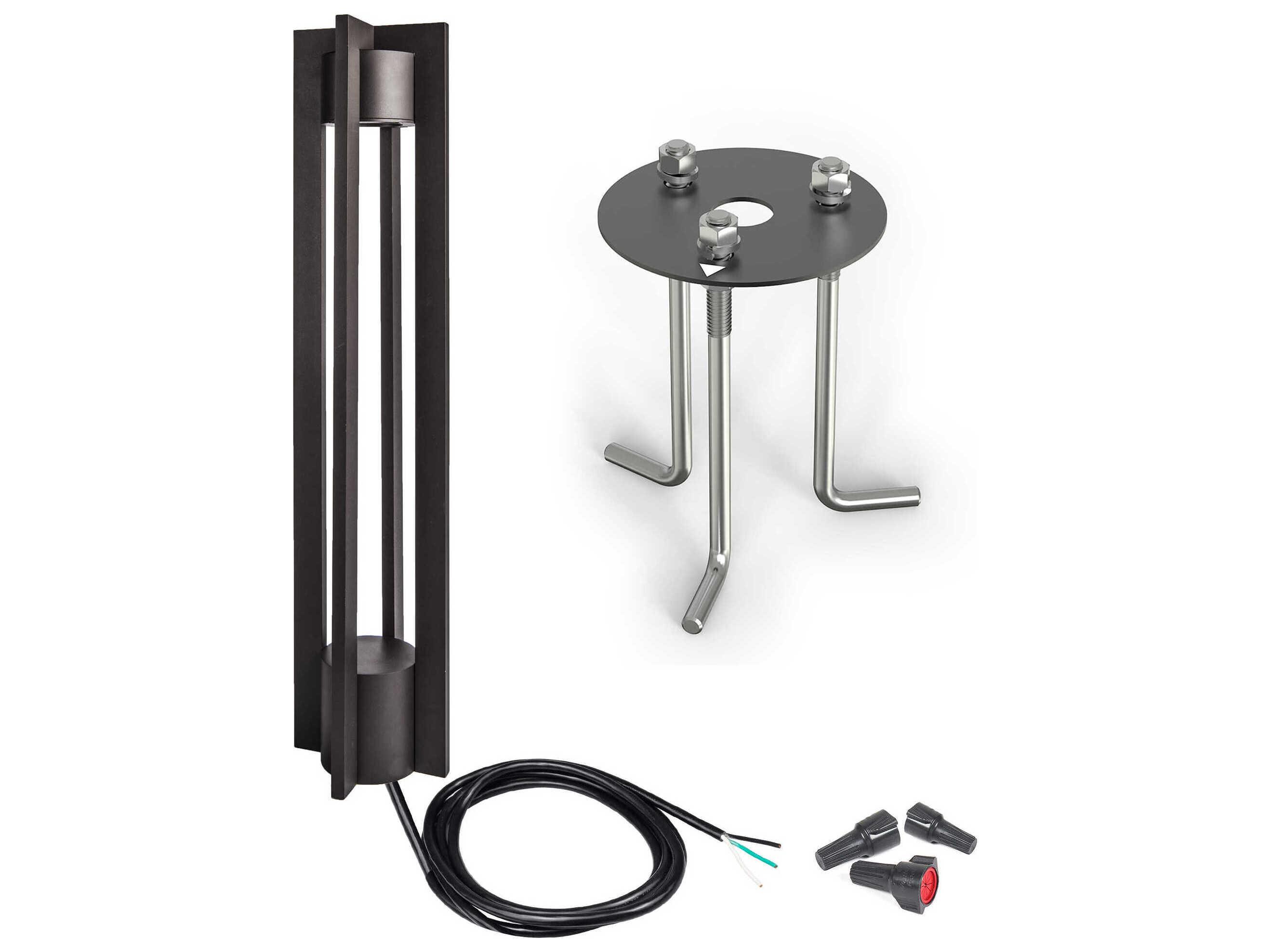 WAC Lighting Chamber 1-Light Outdoor Bollard Light