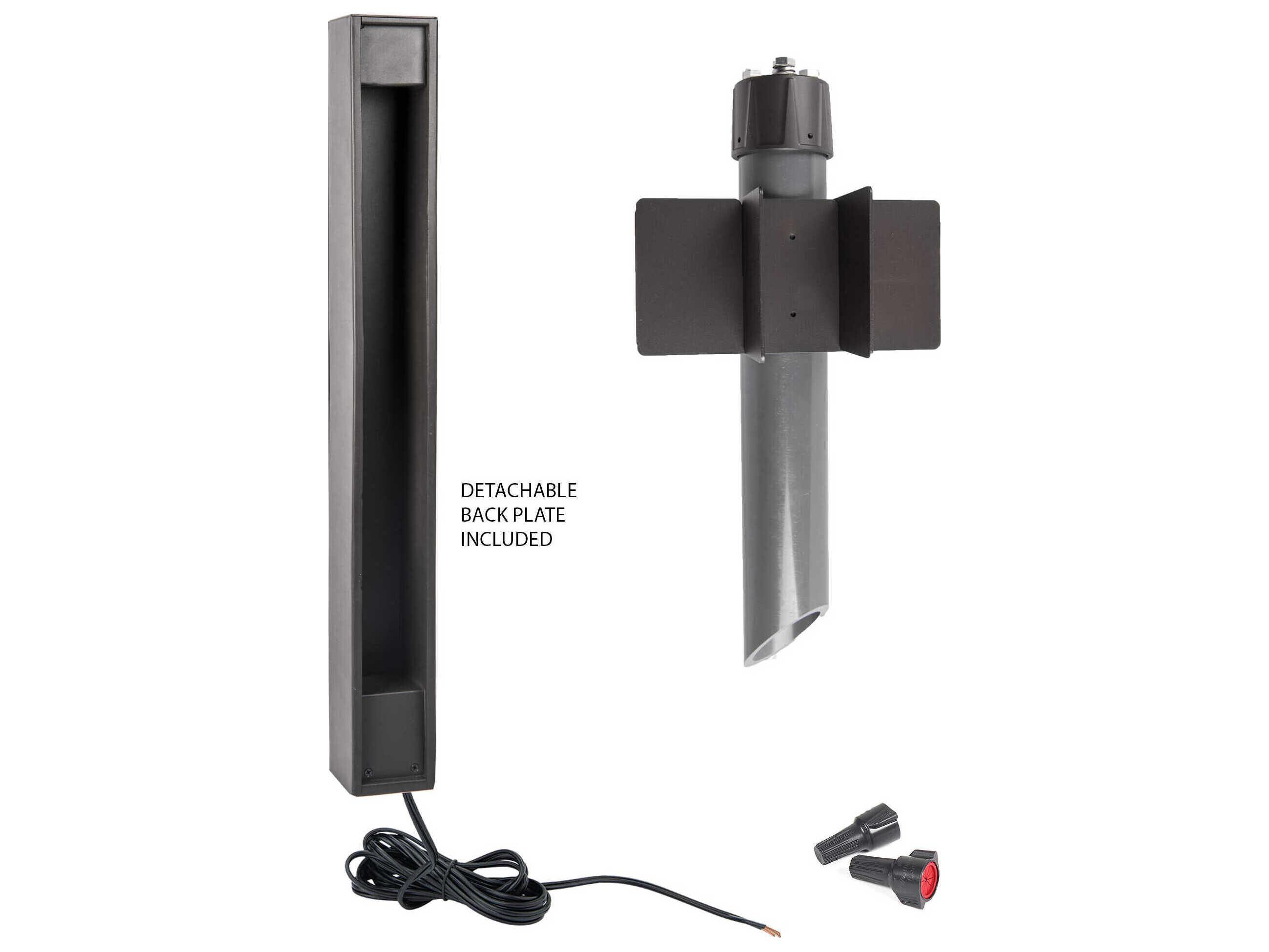 WAC Lighting Gate 1-Light Outdoor Bollard Light