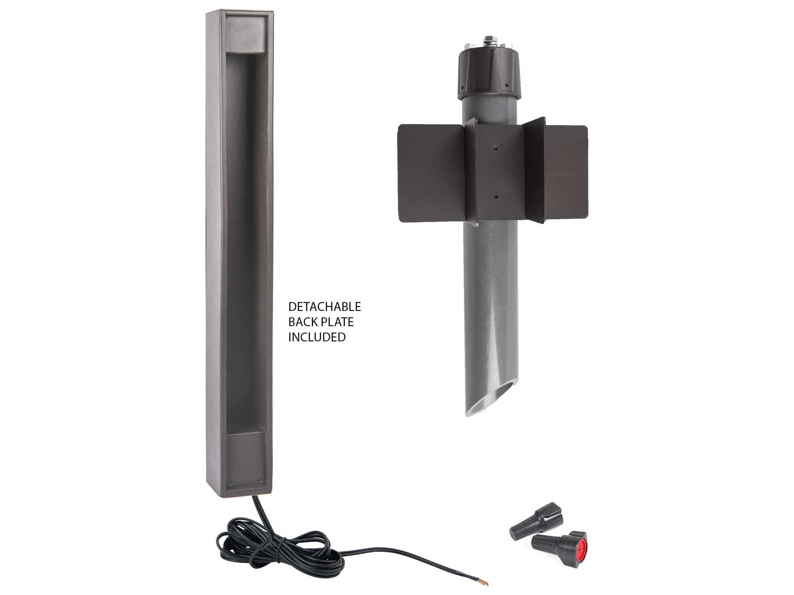 WAC Lighting Gate 1-Light Outdoor Bollard Light