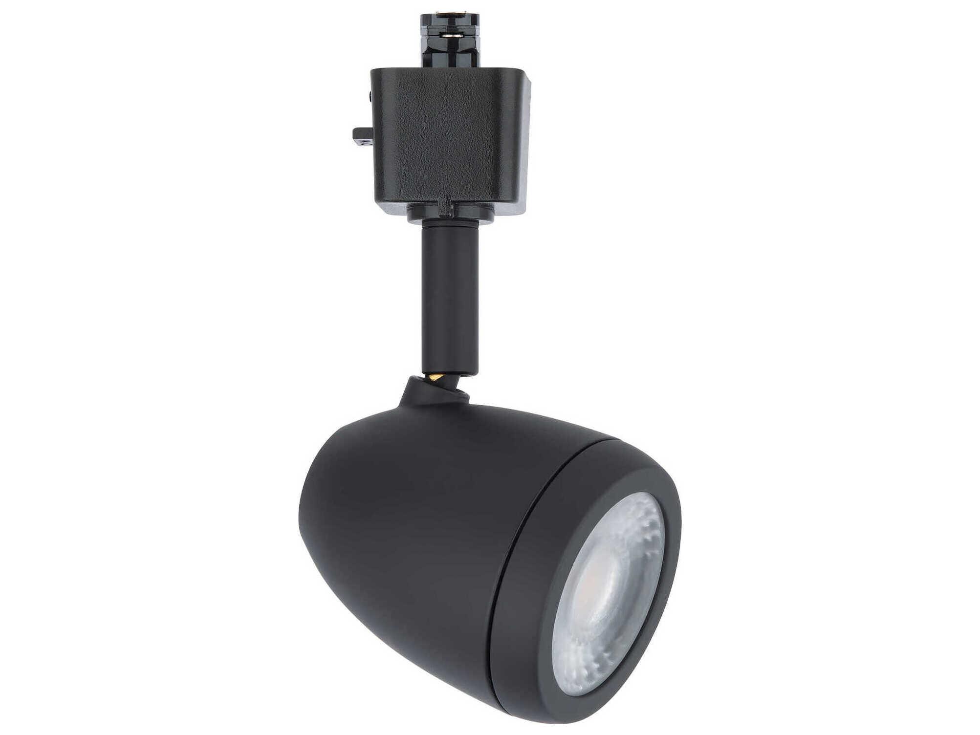 WAC Lighting Bullet 1-Light Black Glass LED Spot Light