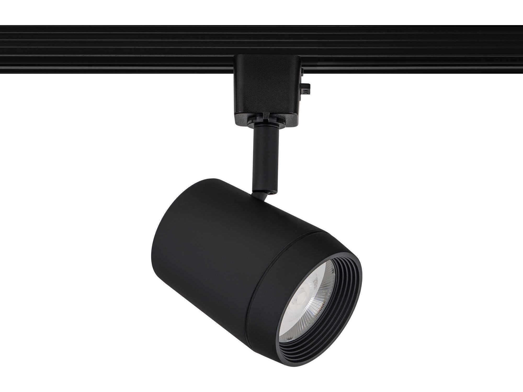 WAC Lighting Ocularc 1-Light Black Cylinder Track Head