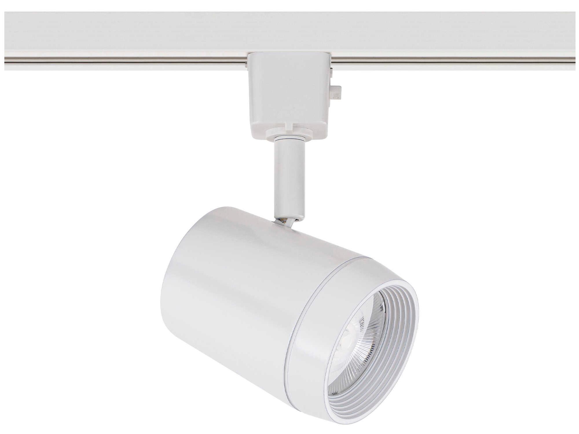 WAC Lighting Ocularc 1-Light White Cylinder Track Head