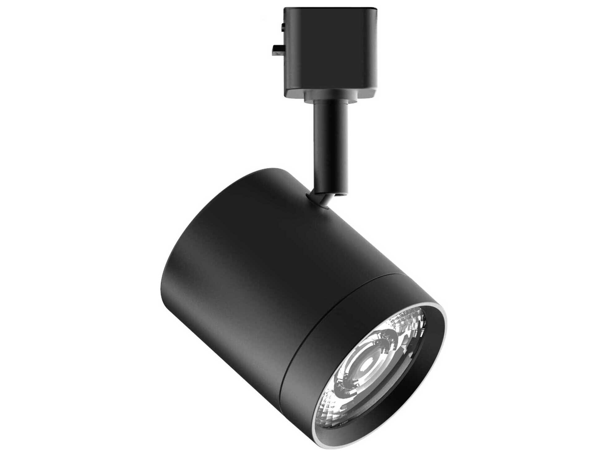 WAC Lighting Charge 1-Light Black Glass LED Cylinder Spot Light