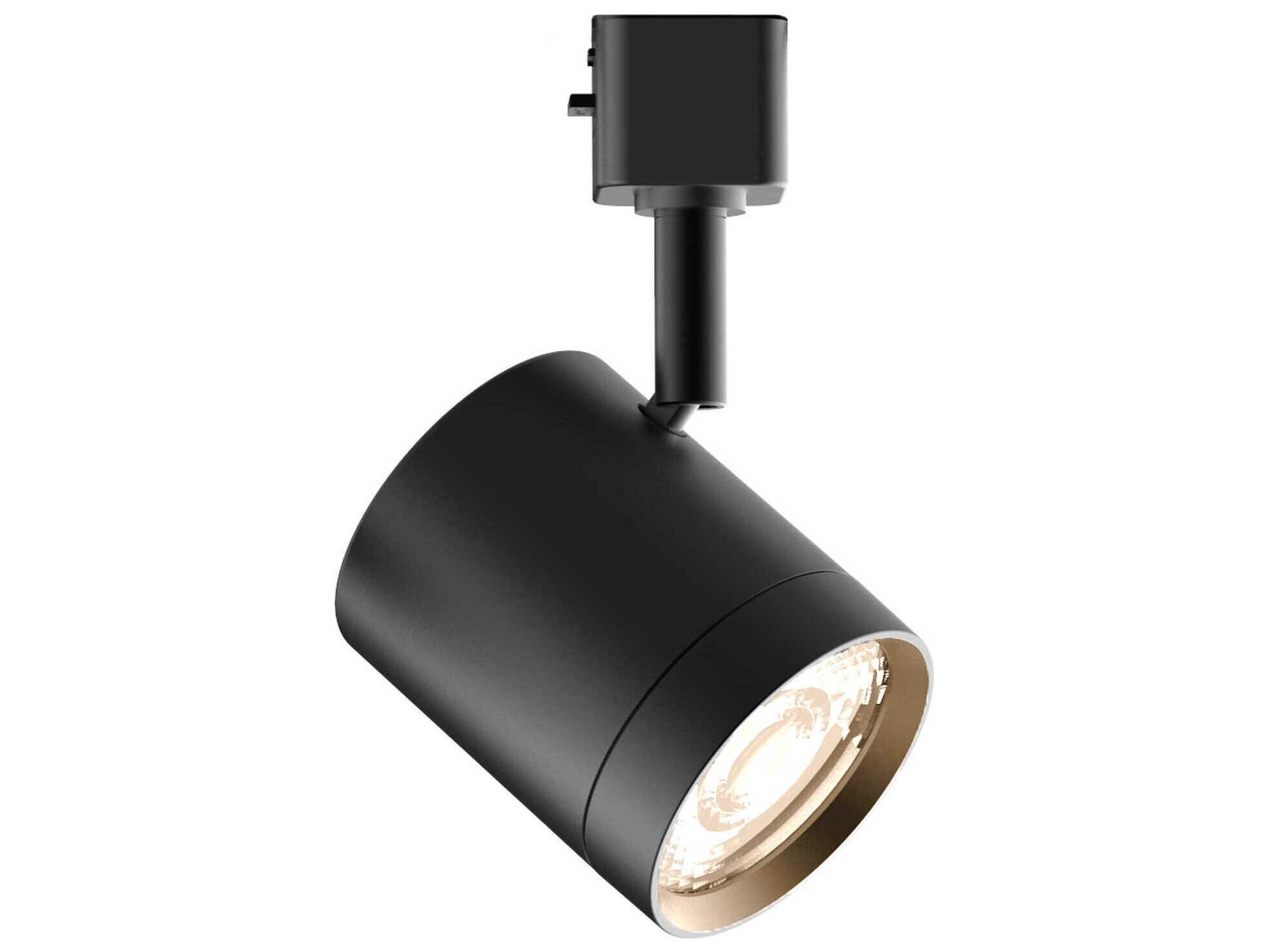 WAC Lighting Charge 1-Light Black Glass LED Cylinder Spot Light