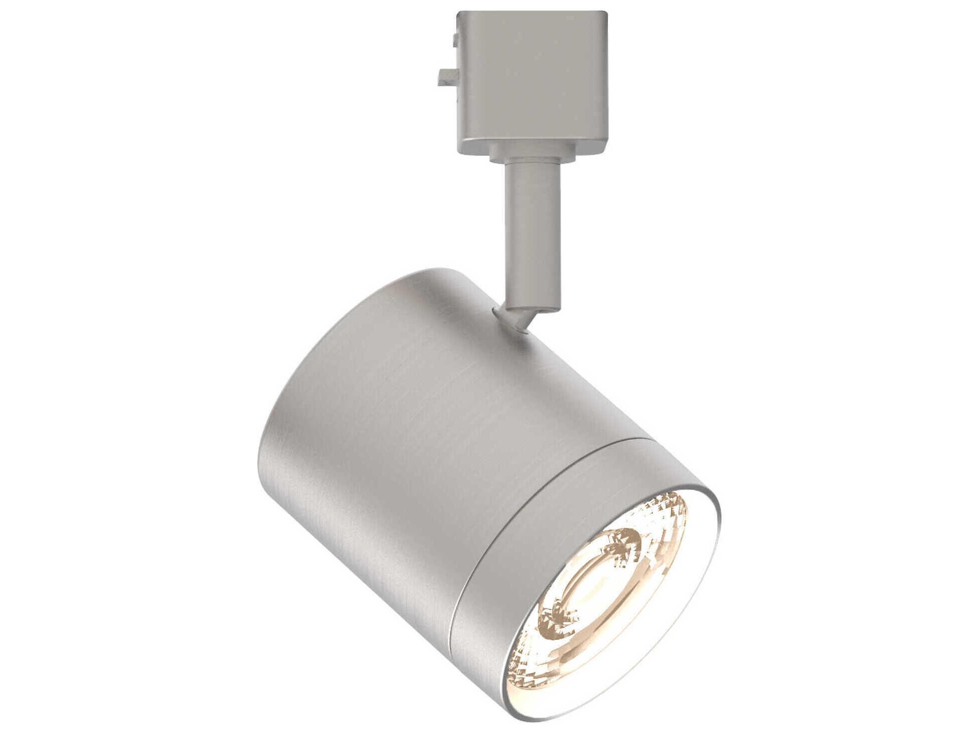 WAC Lighting Charge 1-Light Brushed Nickel Glass LED Cylinder Spot Light