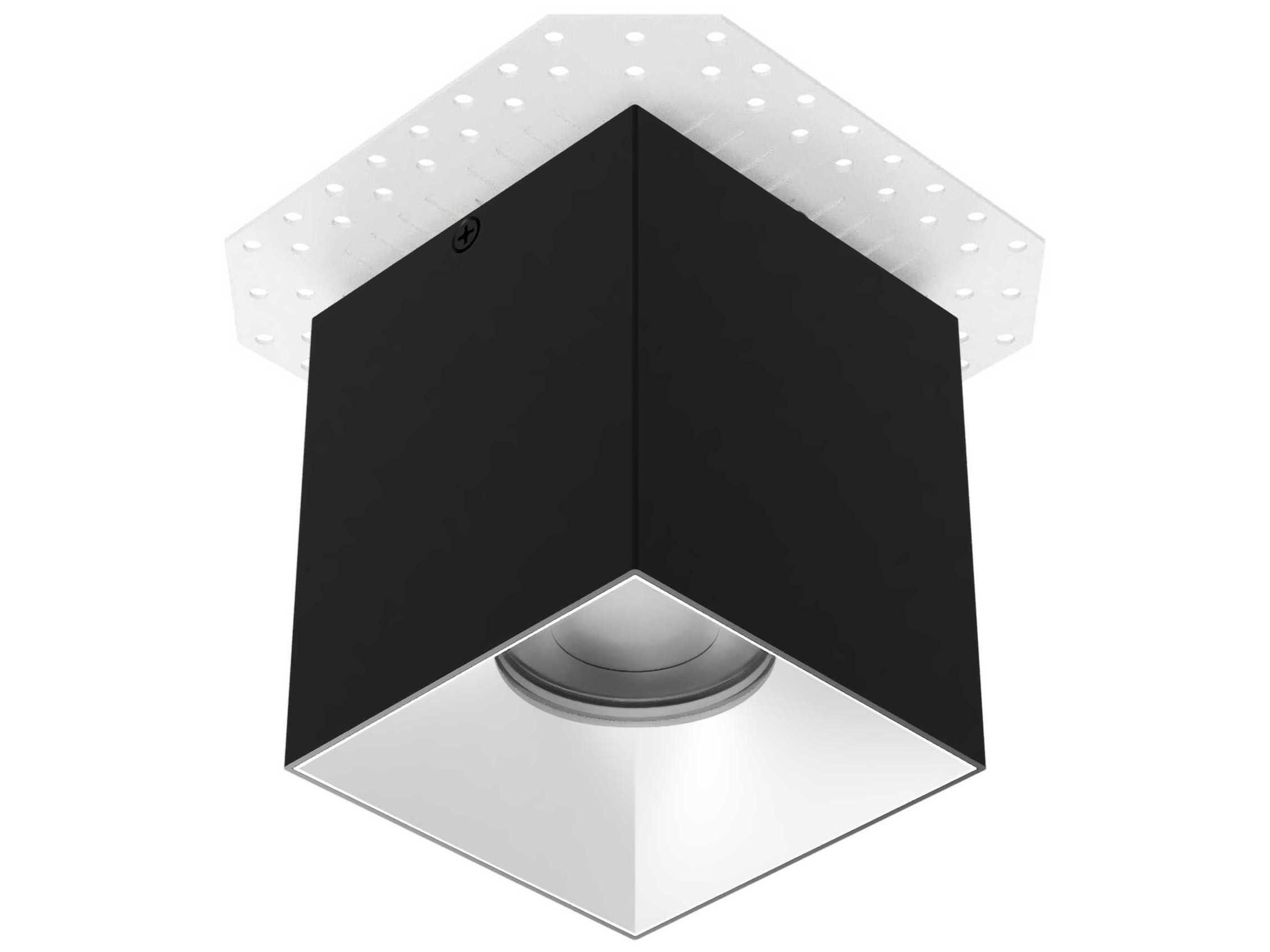 WAC Lighting Zoron Square 1-Light Trimless Outdoor Ceiling Light