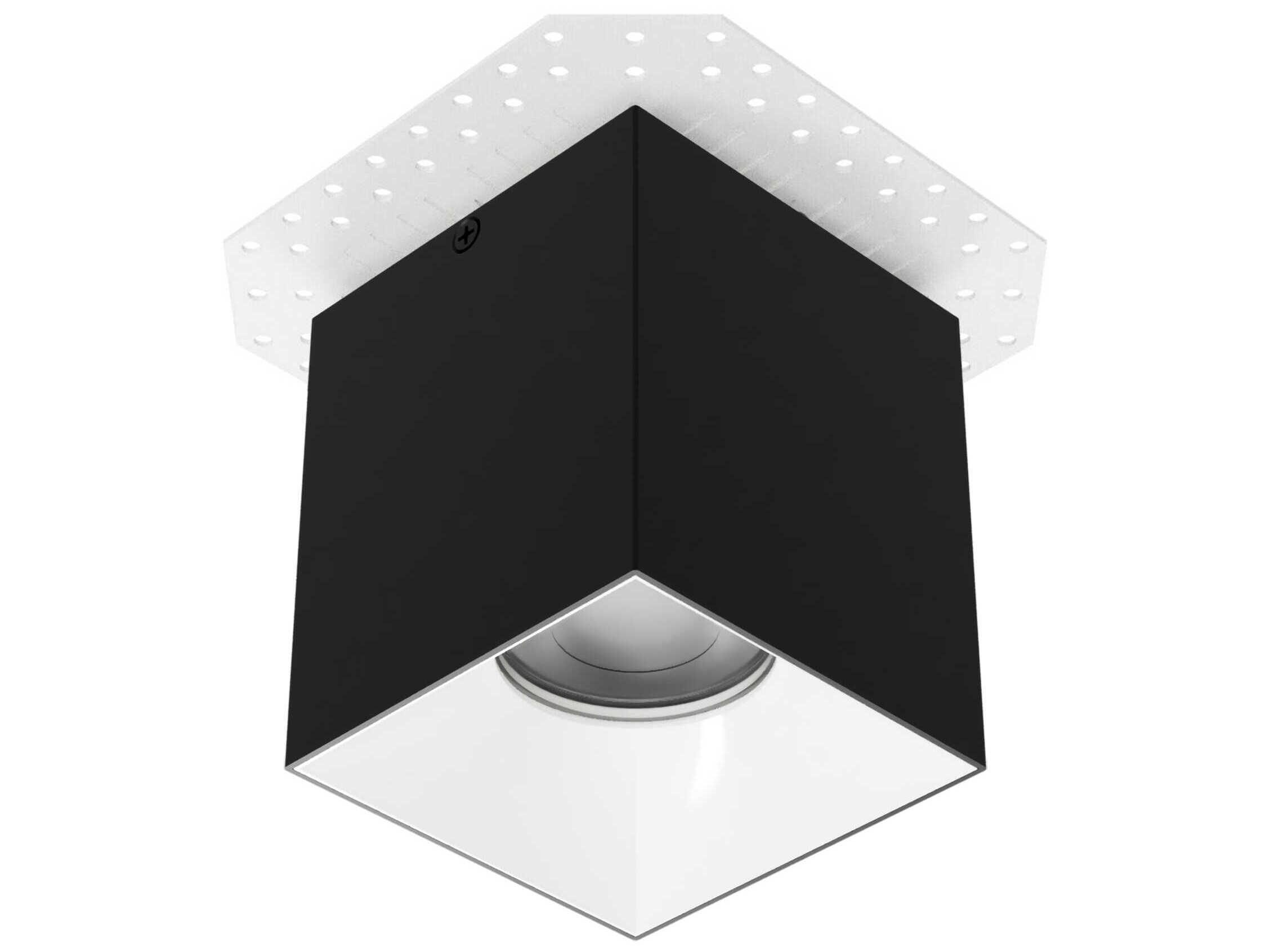 WAC Lighting Zoron Square 1-Light Trimless Outdoor Ceiling Light