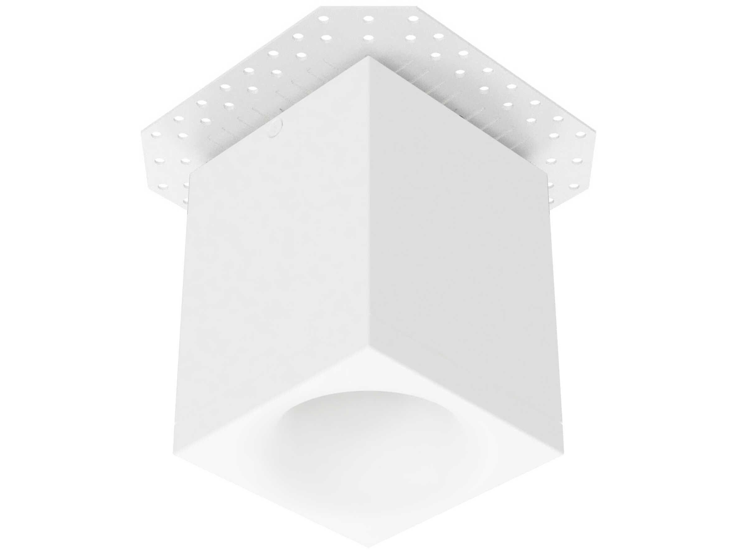 WAC Lighting Zoron Square 1-Light Trimless Outdoor Ceiling Light