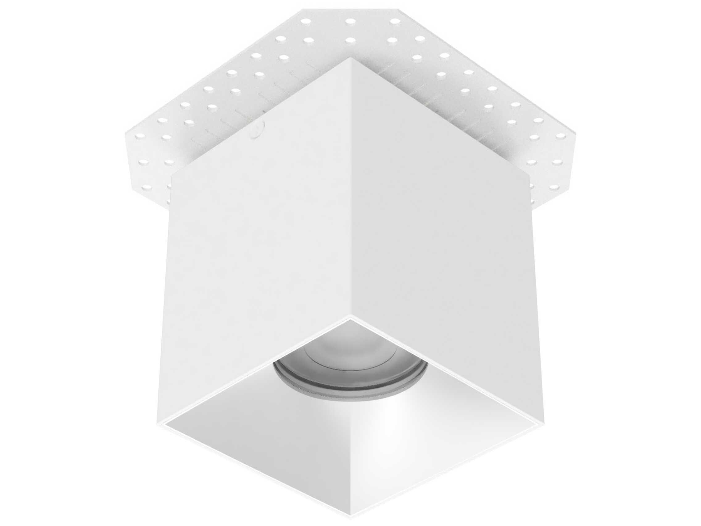 WAC Lighting Zoron Square 1-Light Trimless Outdoor Ceiling Light