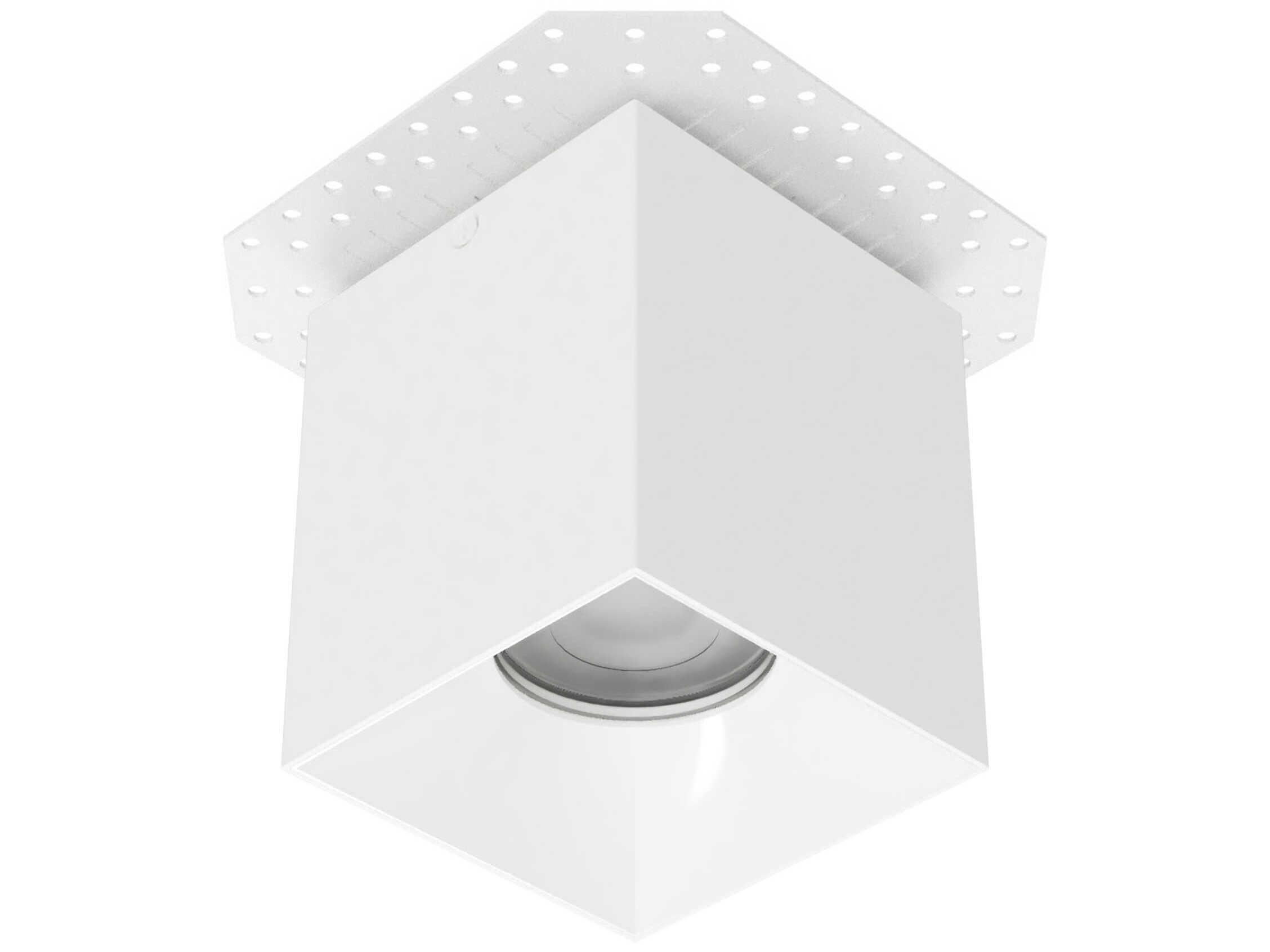 WAC Lighting Zoron Square 1-Light Trimless Outdoor Ceiling Light