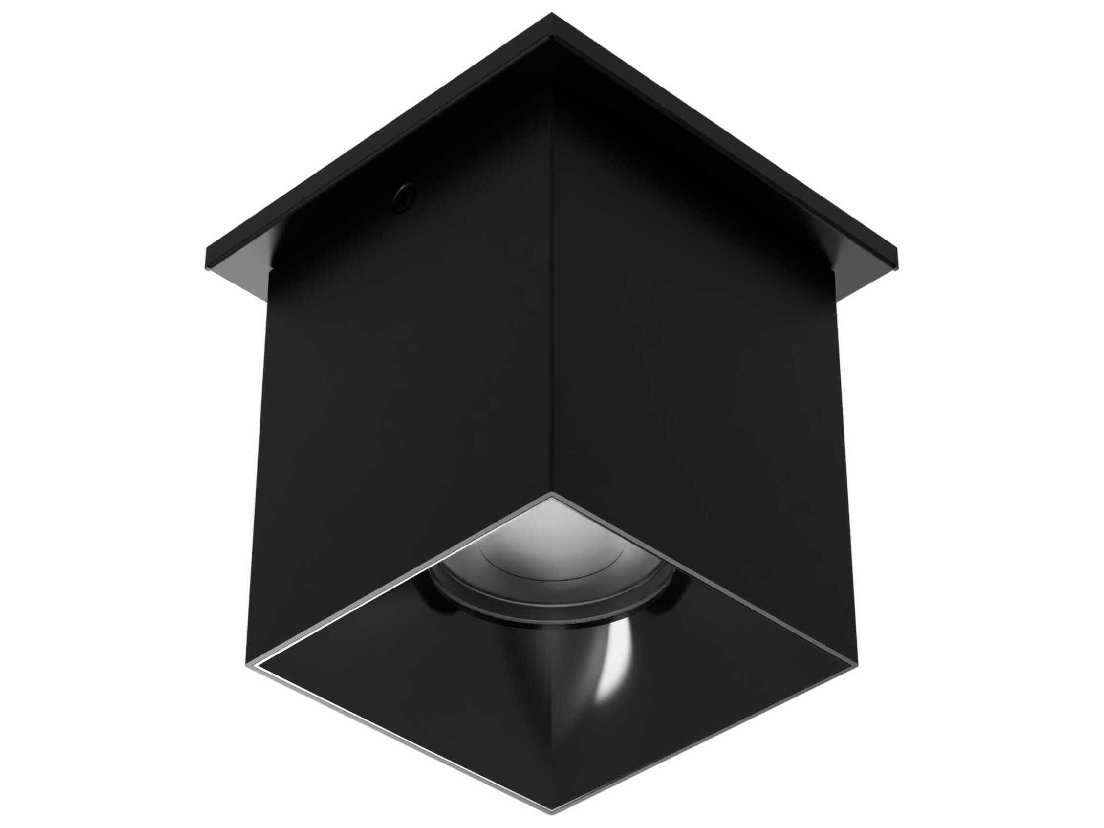 WAC Lighting Zoron Square 1-Light Trimmed Outdoor Ceiling Light