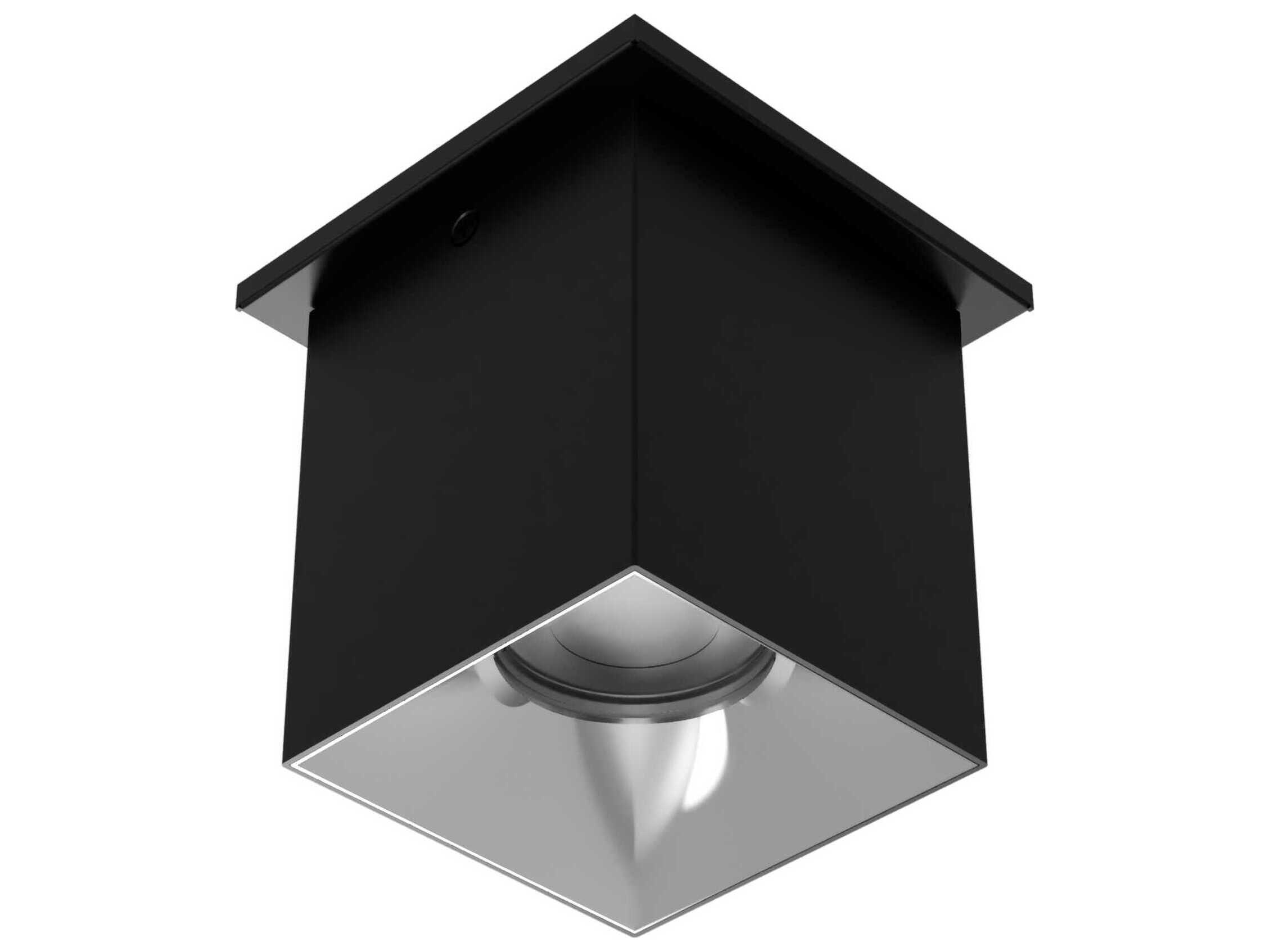 WAC Lighting Zoron Square 1-Light Trimmed Outdoor Ceiling Light