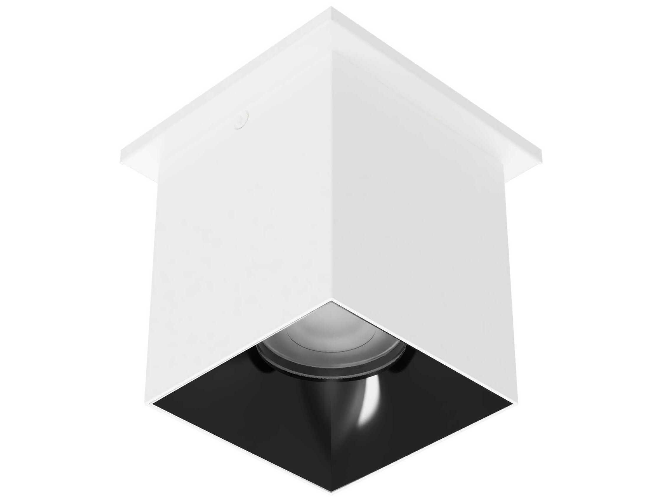 WAC Lighting Zoron Square 1-Light Trimmed Outdoor Ceiling Light