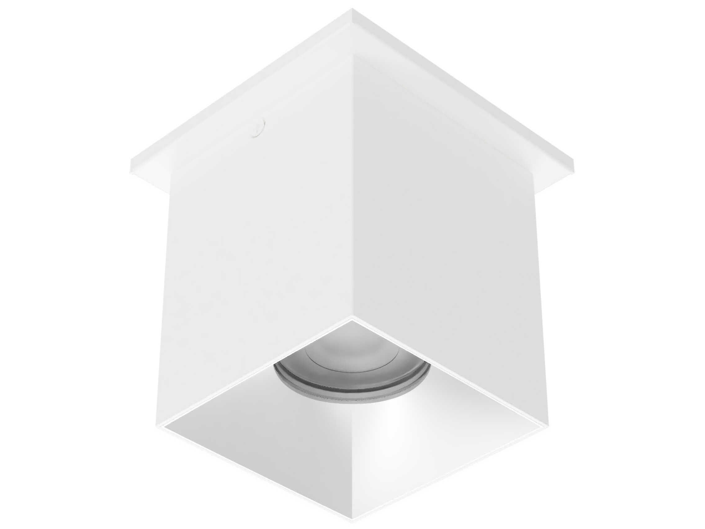 WAC Lighting Zoron Square 1-Light Trimmed Outdoor Ceiling Light