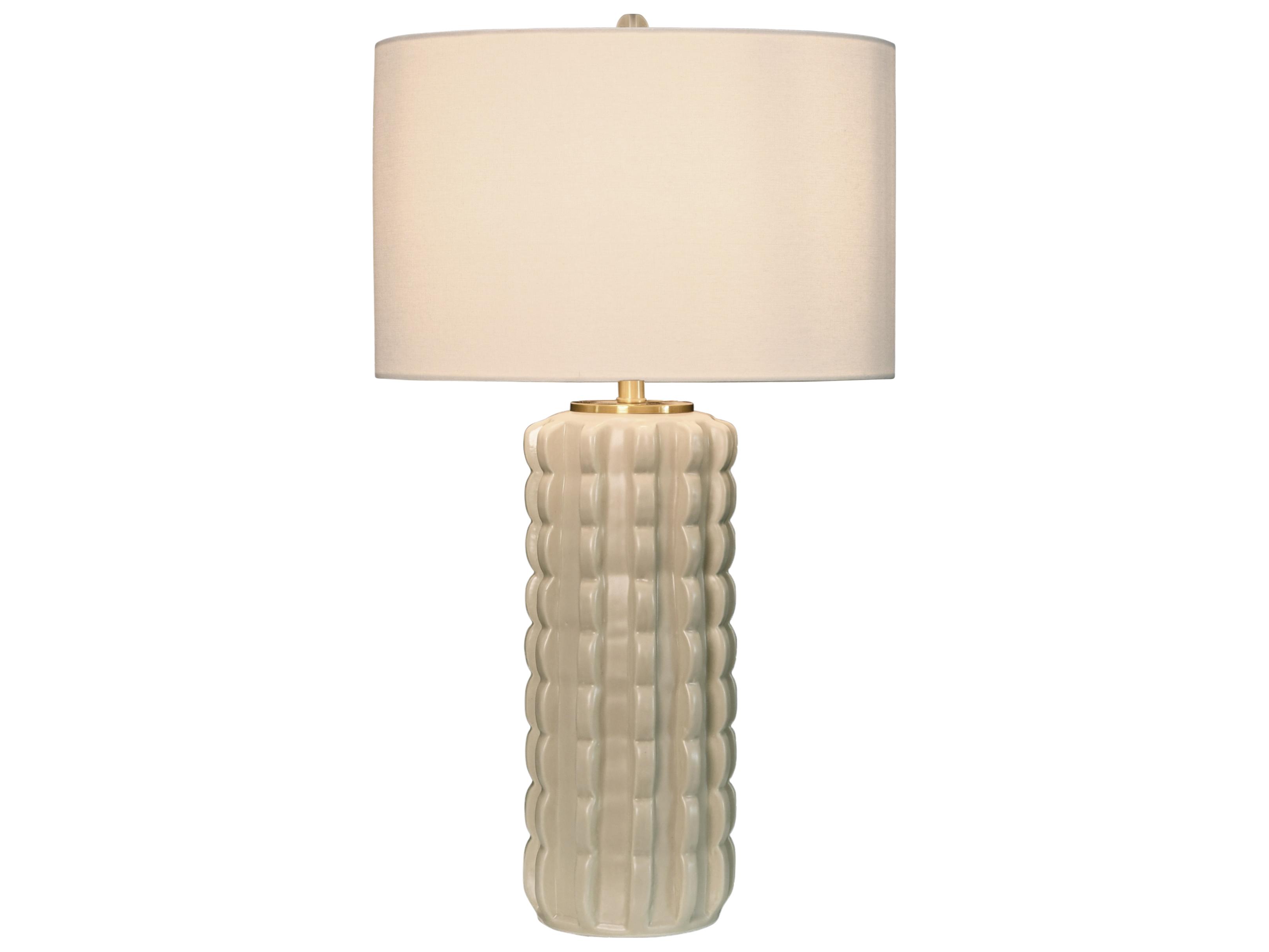 Worlds Away Off White Buffet Lamp
