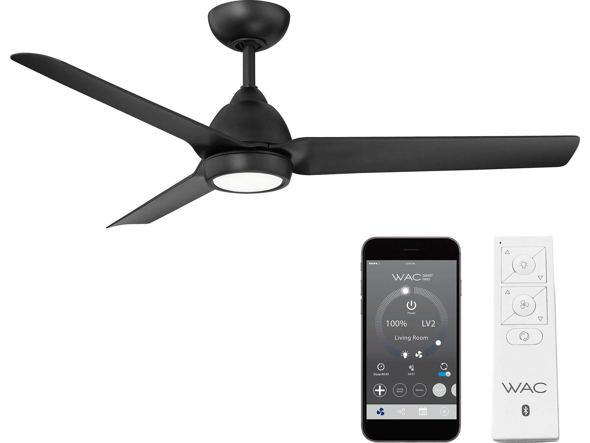 WAC Lighting Mocha 54" LED Ceiling Fan