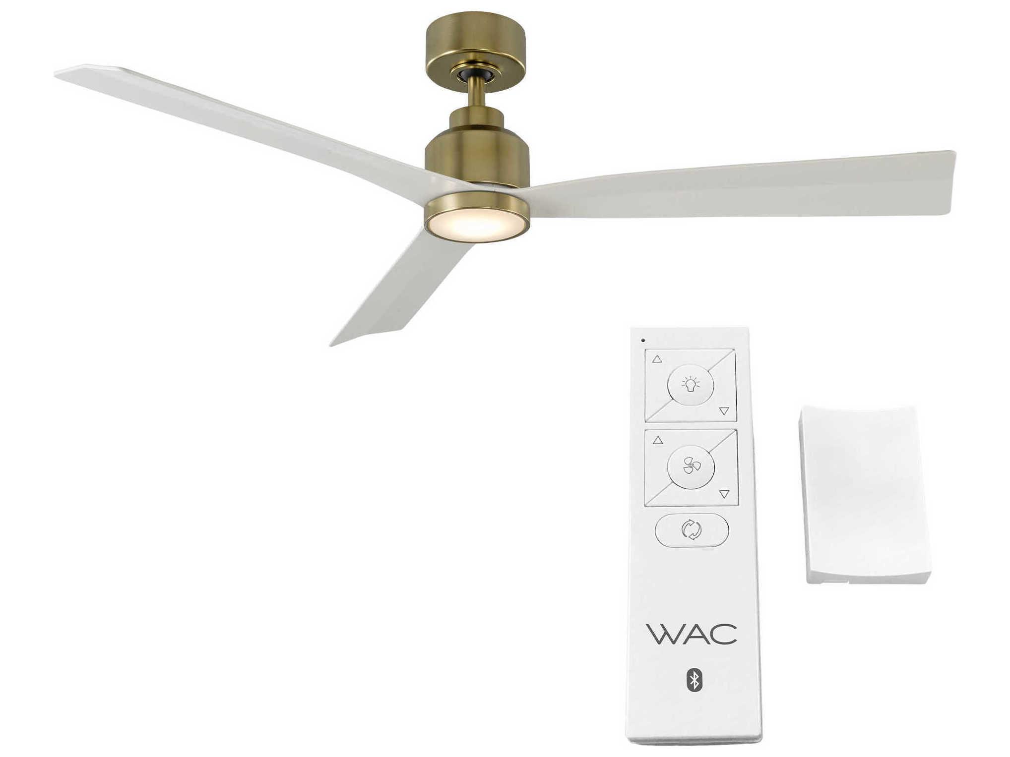 WAC Lighting Clean 52" LED Ceiling Fan