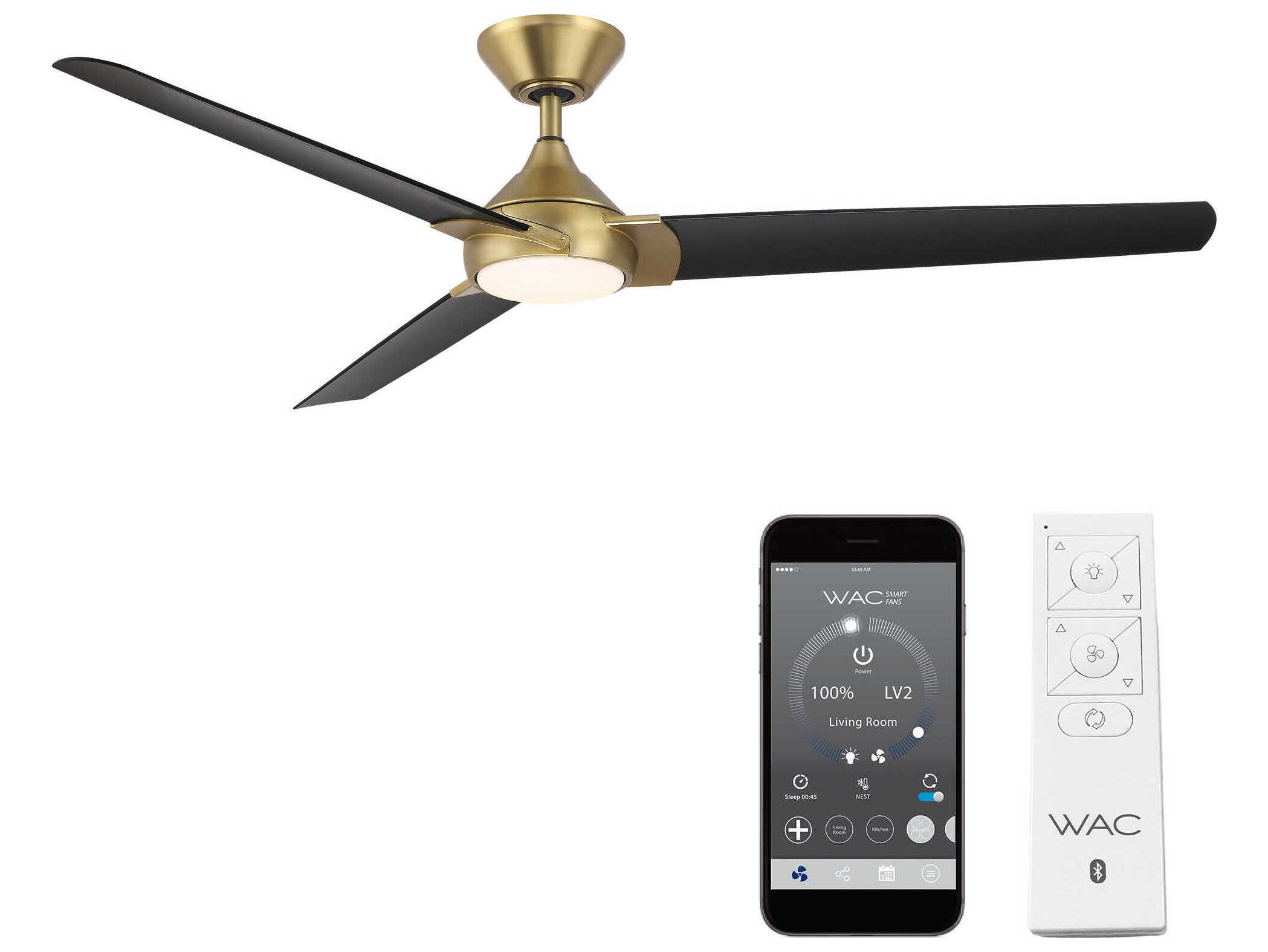 WAC Lighting Zelda 60" LED Ceiling Fan