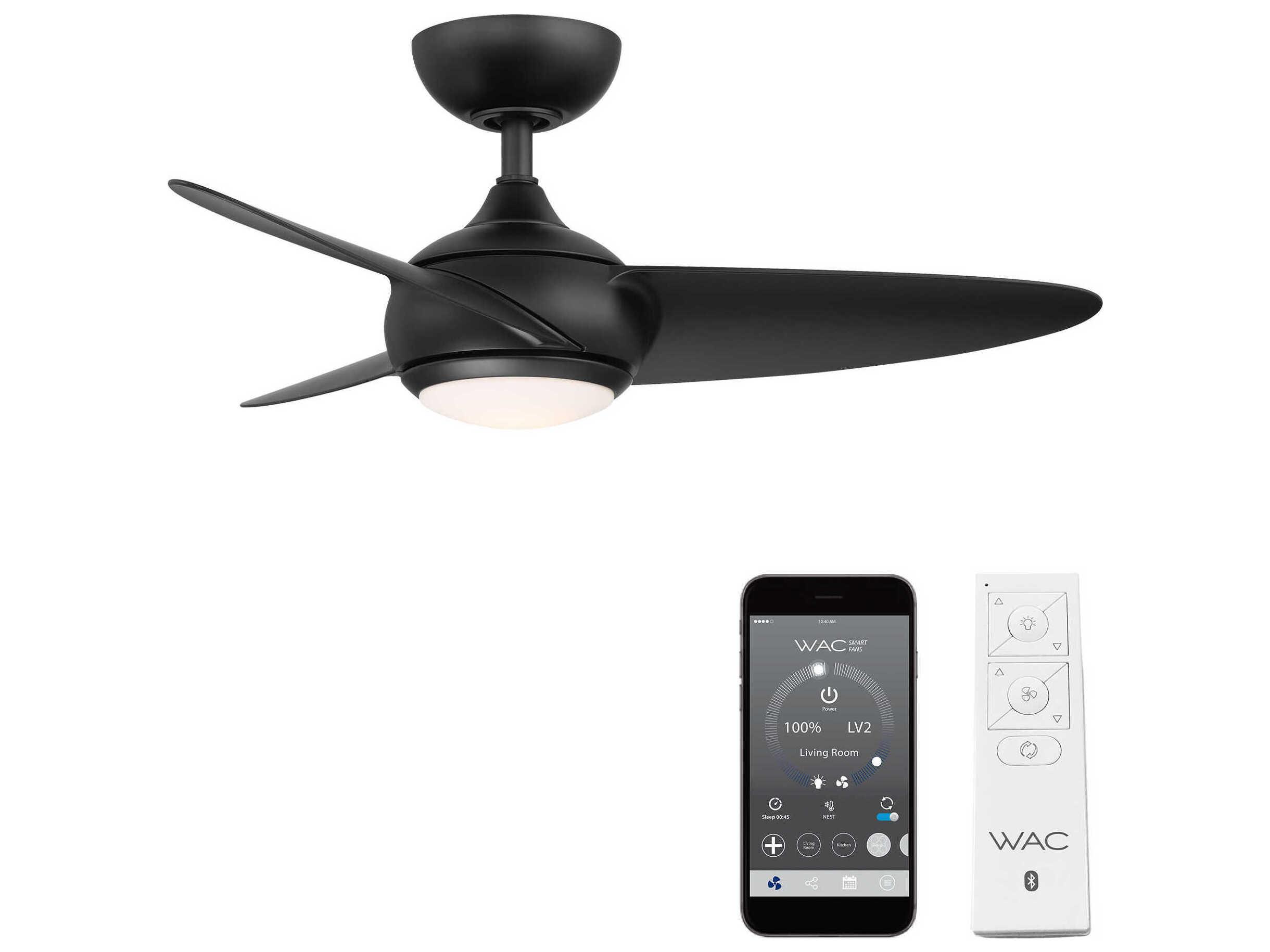 WAC Lighting Loft 38" LED Ceiling Fan